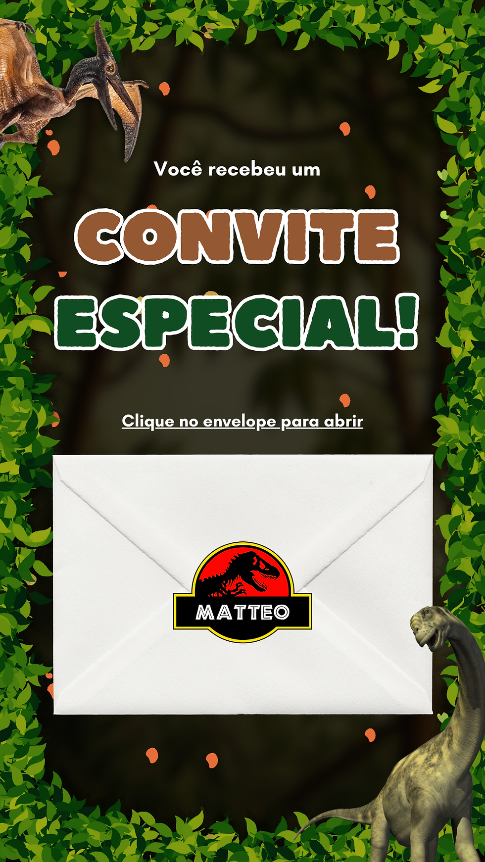 Miniatura: Convite Tecnológico - Jurassic Park