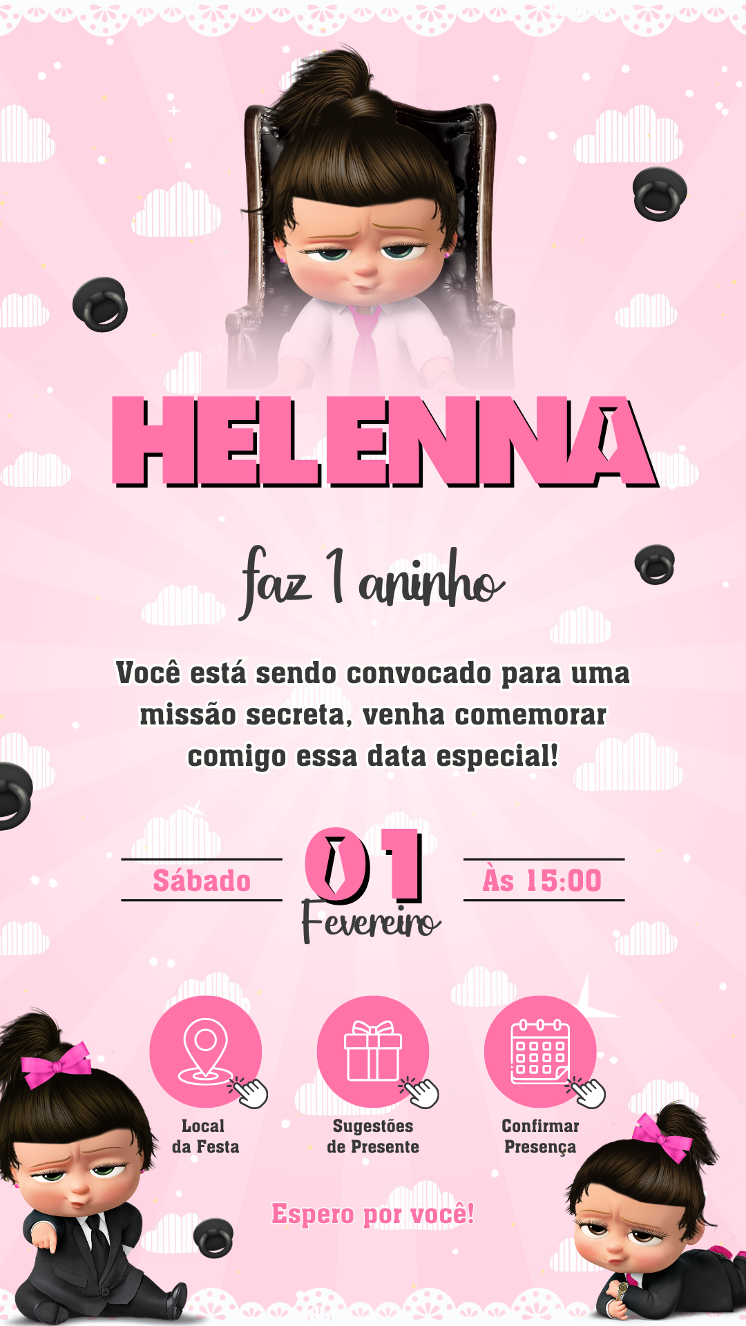 Convite Interativo - Poderosa Chefinha