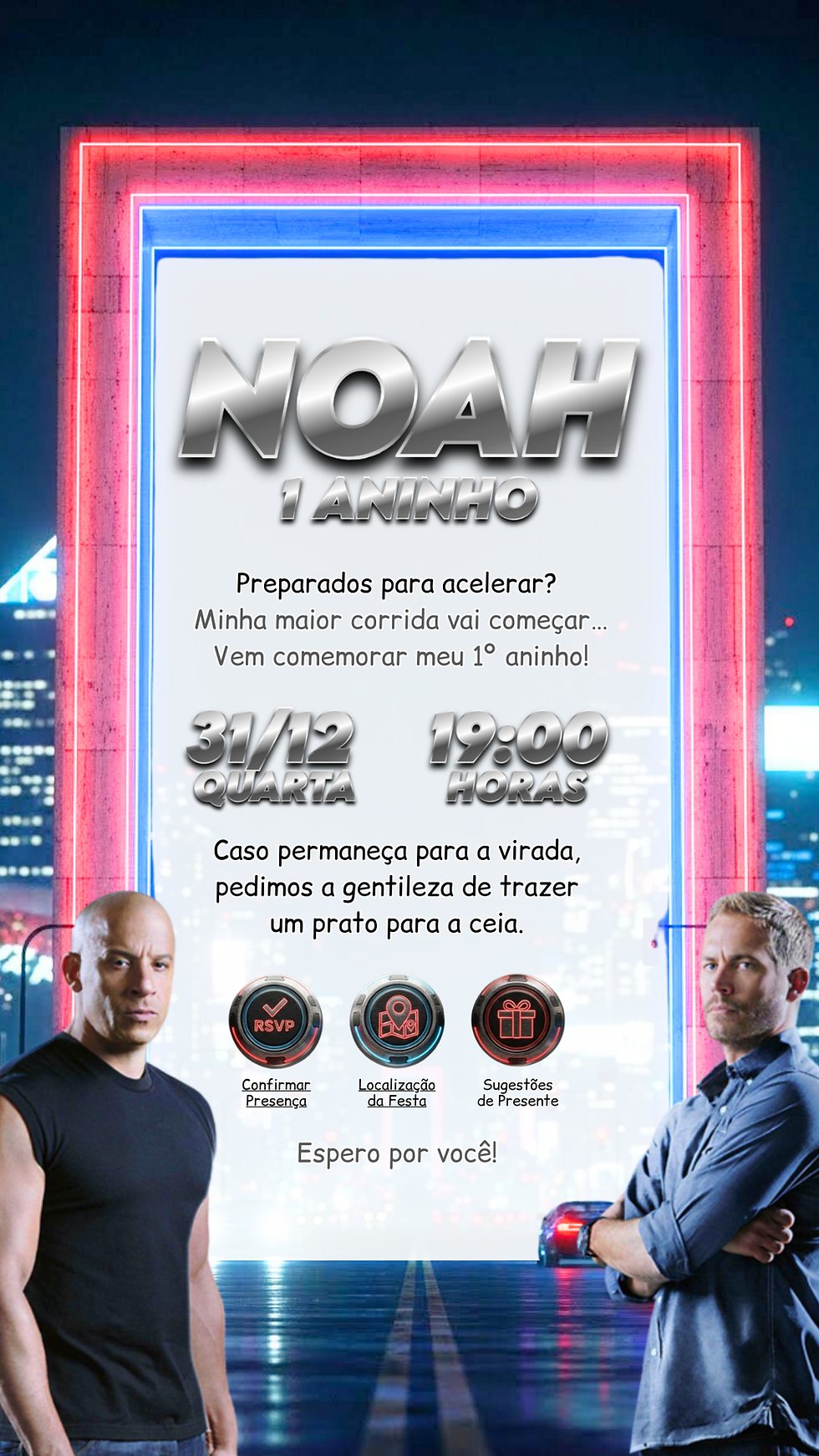 Miniatura: Convite Cinemágico Interativo - Velozes e Furiosos