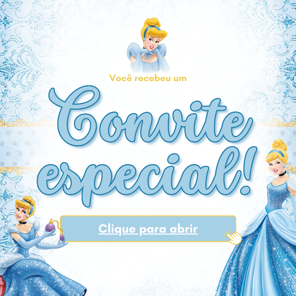 Miniatura: Convite Tecnológico - Cinderela