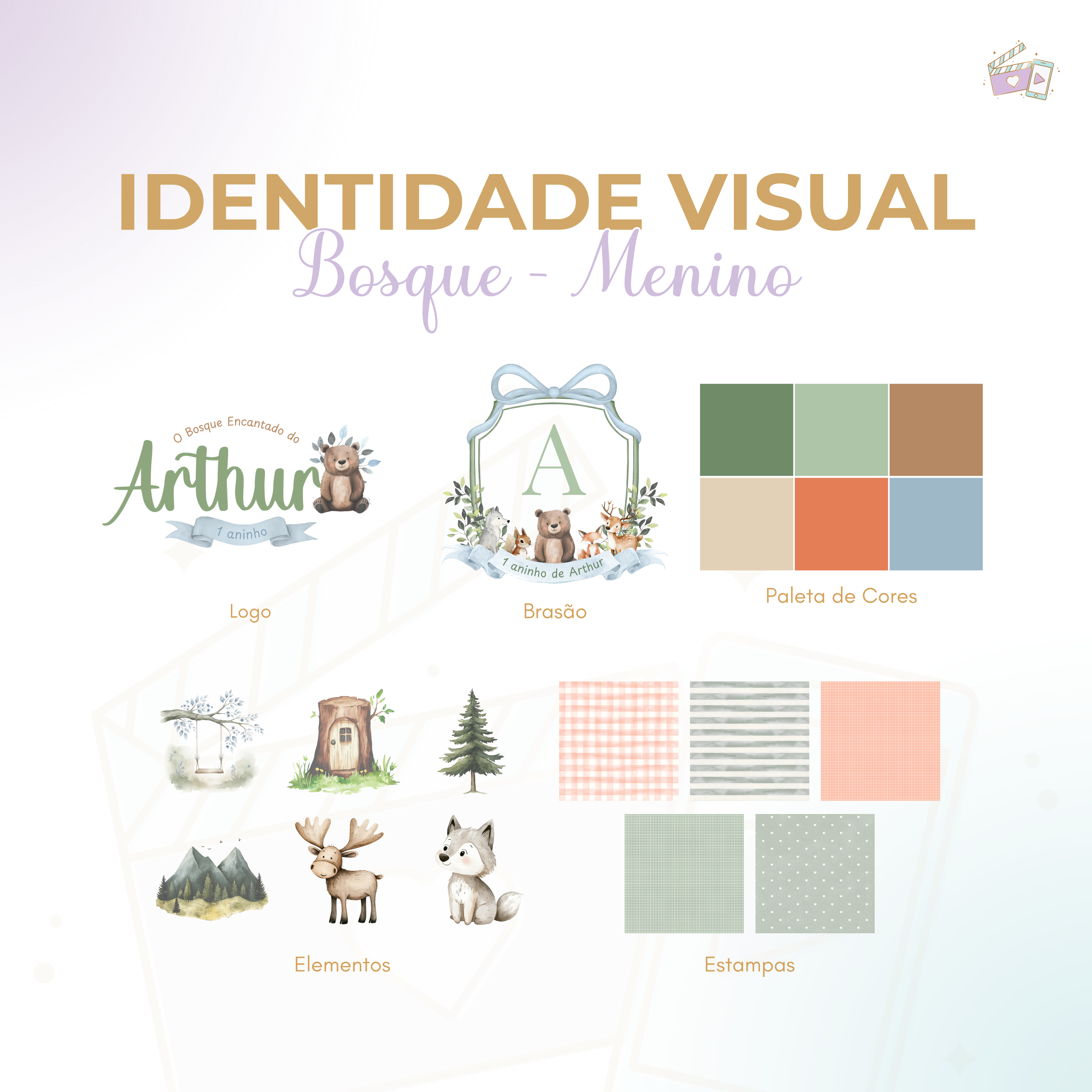 Identidade Visual - Bosque - Menino
