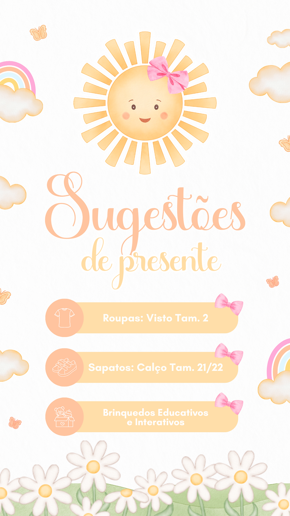 Miniatura: Convite Tecnológico - Primeira Volta ao Sol Menina