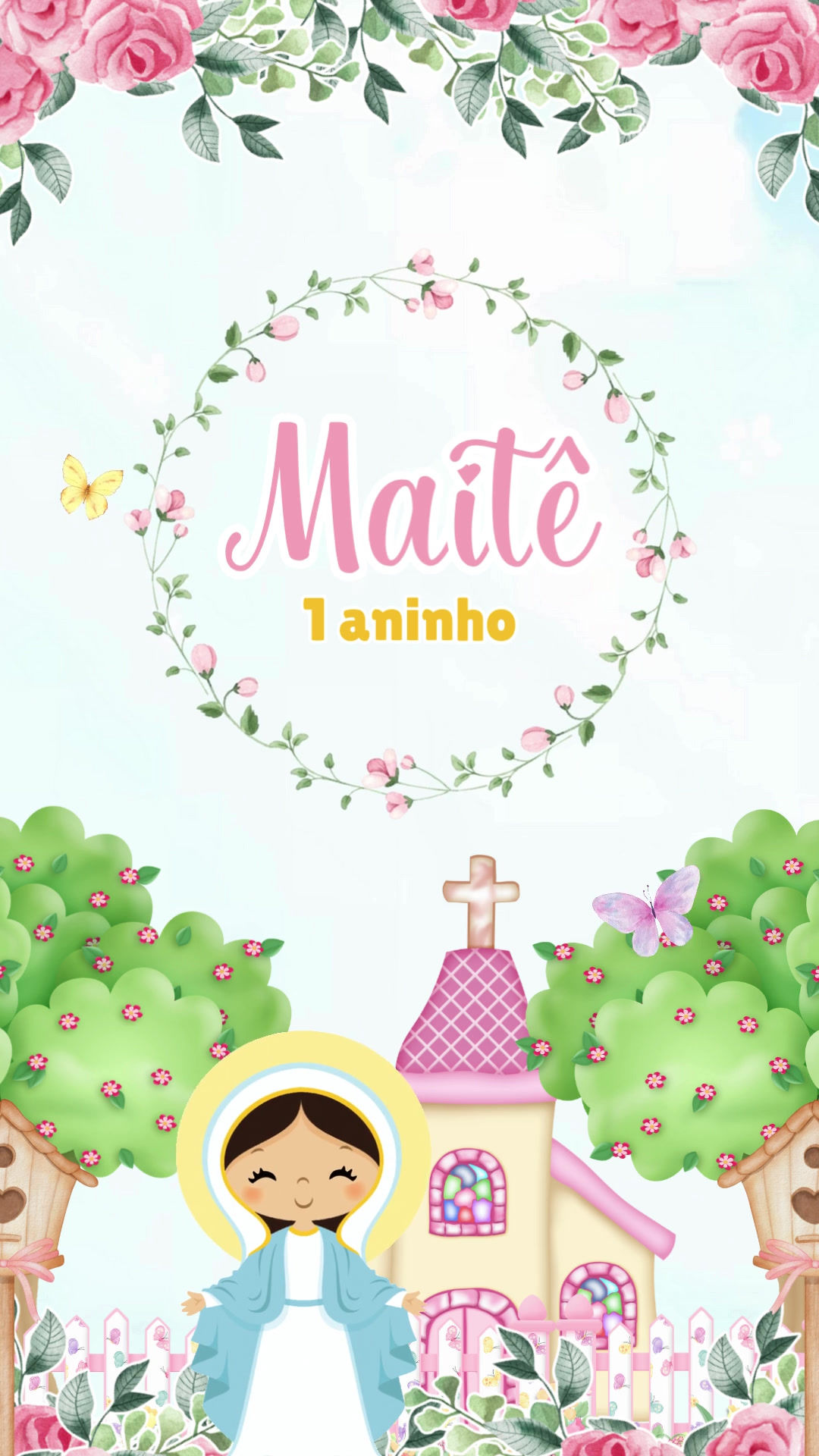 Convite Animado Plus - Nossa Senhora