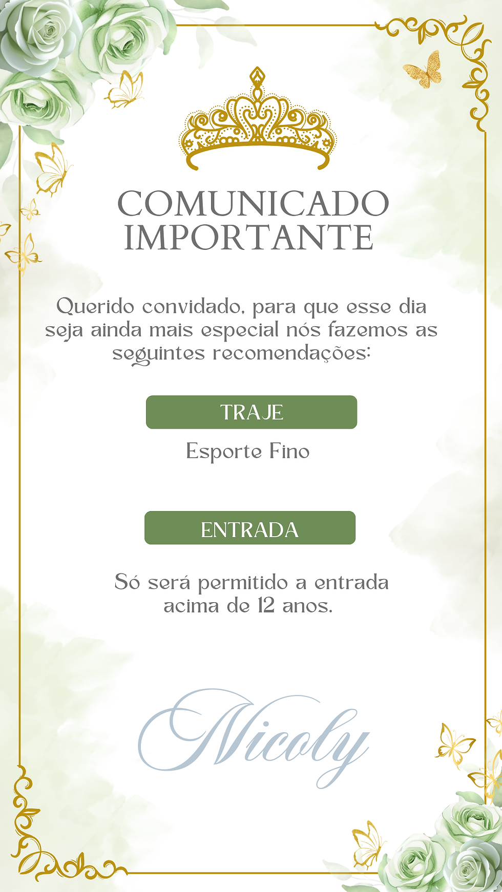Miniatura: Convite Interativo - Verde 14