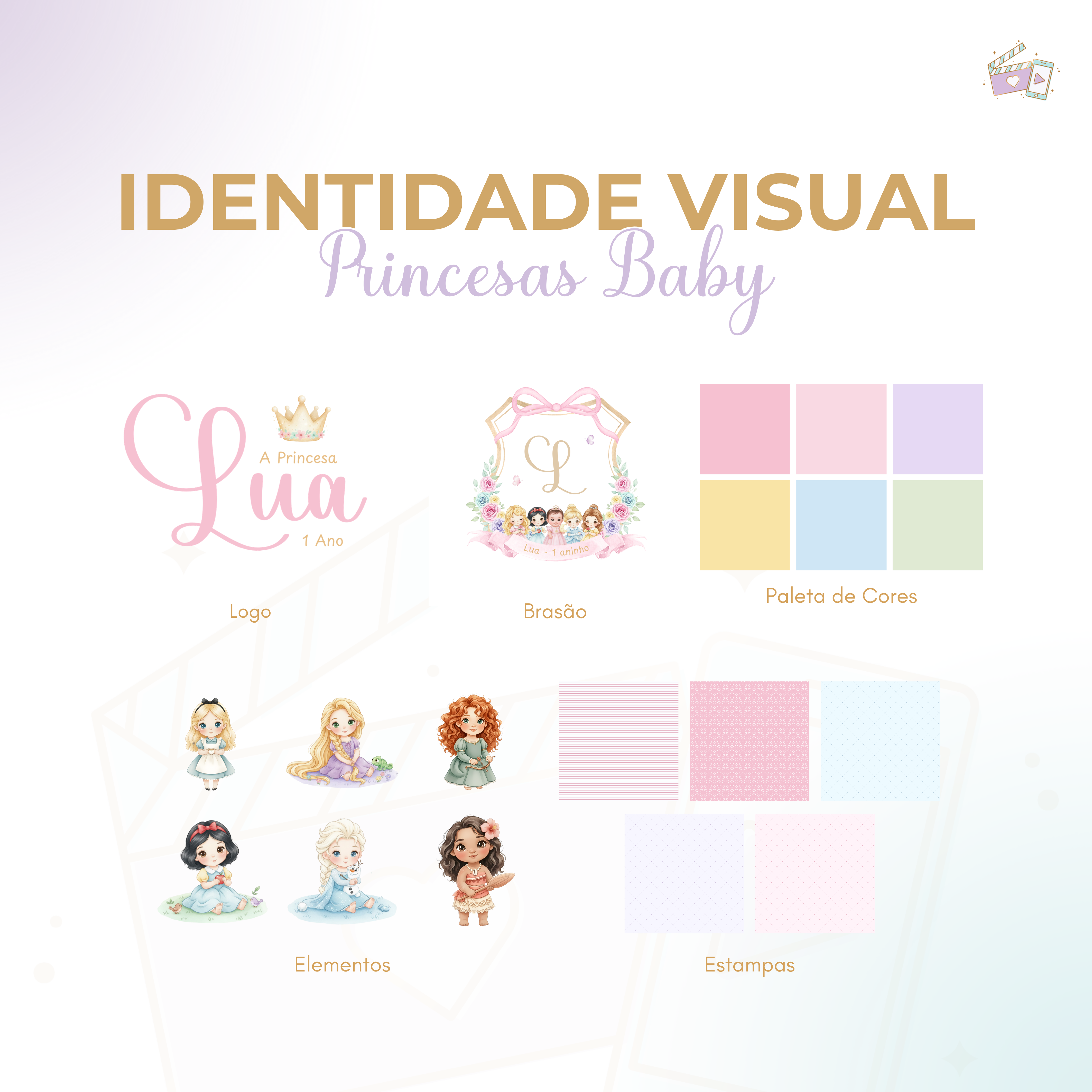 Identidade Visual - Princesas Baby