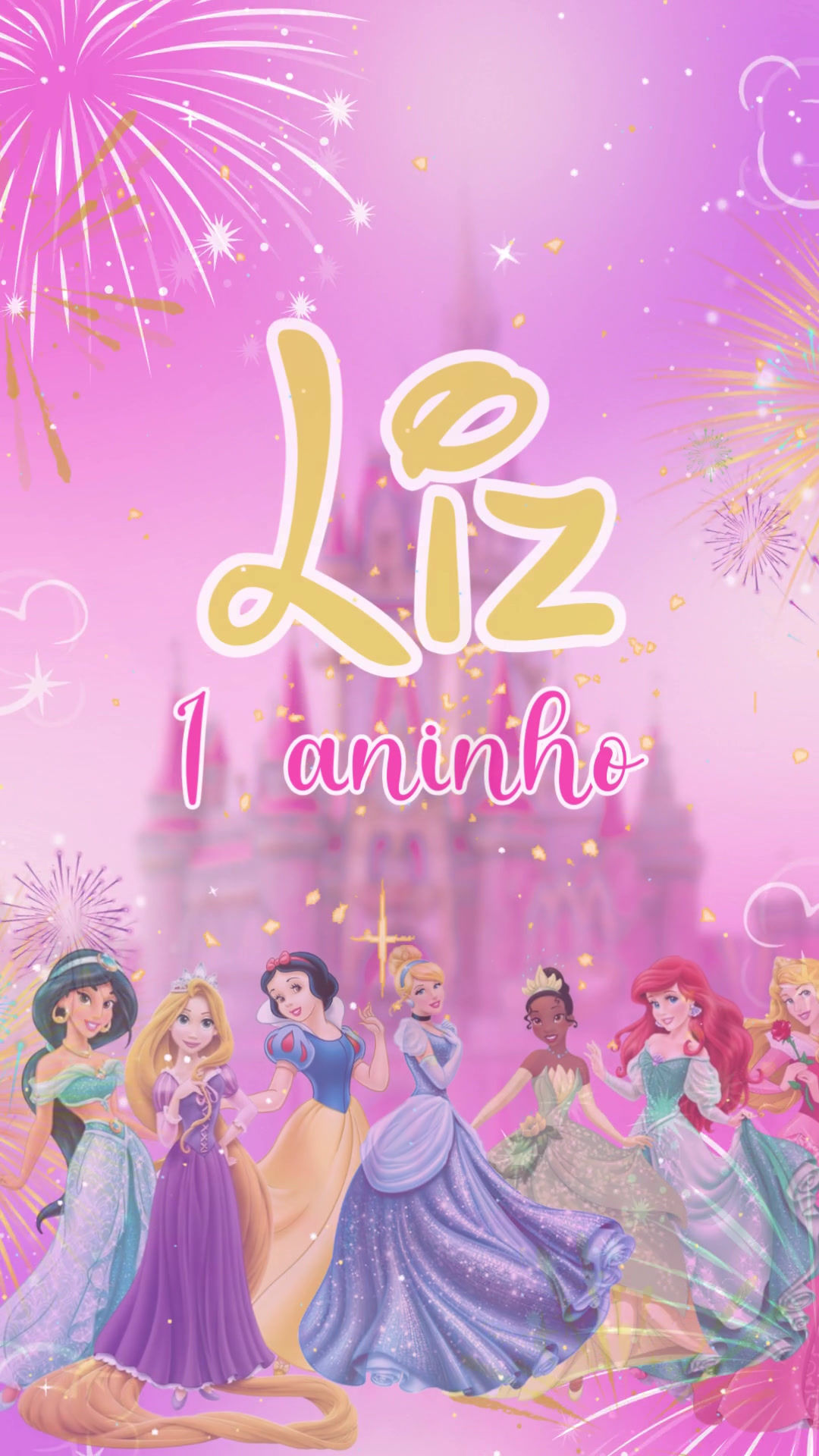 Convite Animado Plus - Mundo Disney
