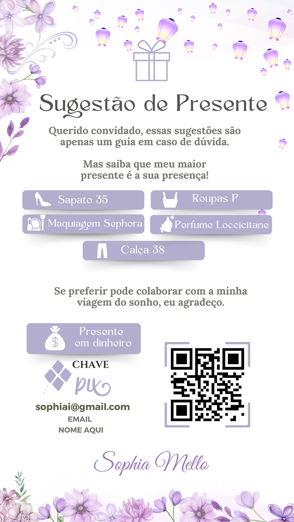 Miniatura: Convite Interativo -Rapunzel Lilás 8