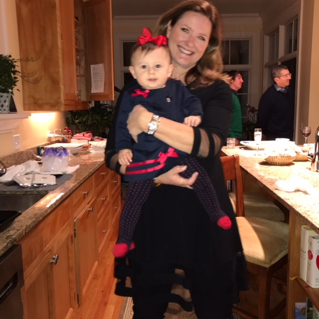 I'm so lucky to be spending time with my granddaughter Annabel.
