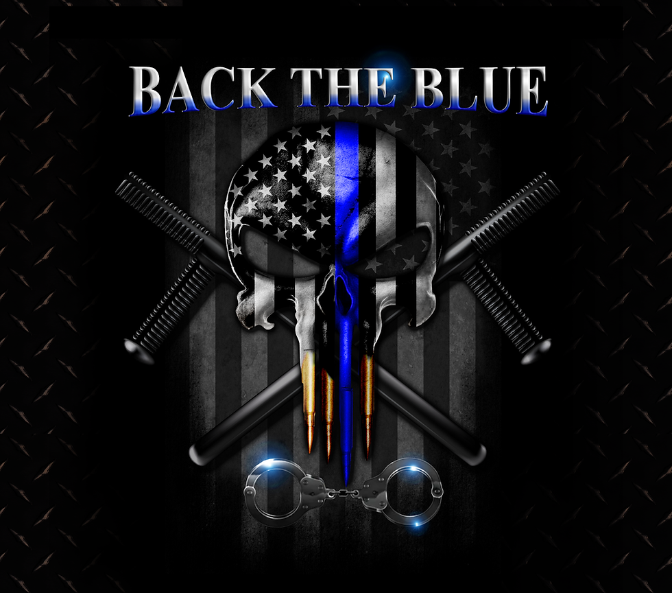 Thumbnail: Back the Blue 20oz Hot & Cold Beverage