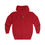 Thumbnail: Red Moshipco hoodie with small logo