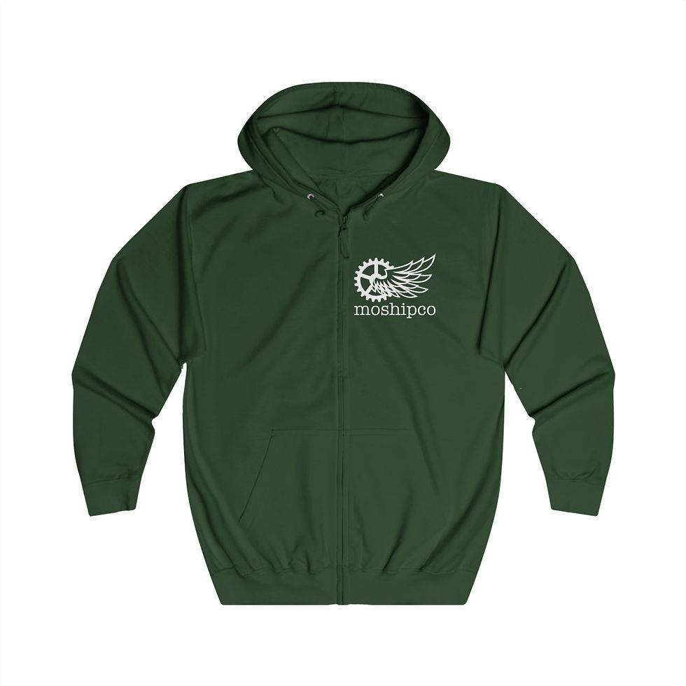 Thumbnail: Moshipco zip-up hoodie with logo