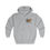 Thumbnail: MoShipCo Unisex Full Zip Hoodie: gray zip-up hoodie with logo