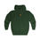 Thumbnail: Dark green hoodie with small logo