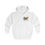 Thumbnail: White Moshipco unisex zip-up hoodie with logo