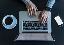 Man working with Laptop