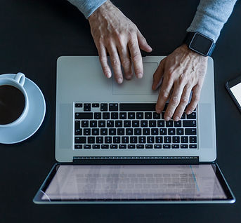 Man working with Laptop