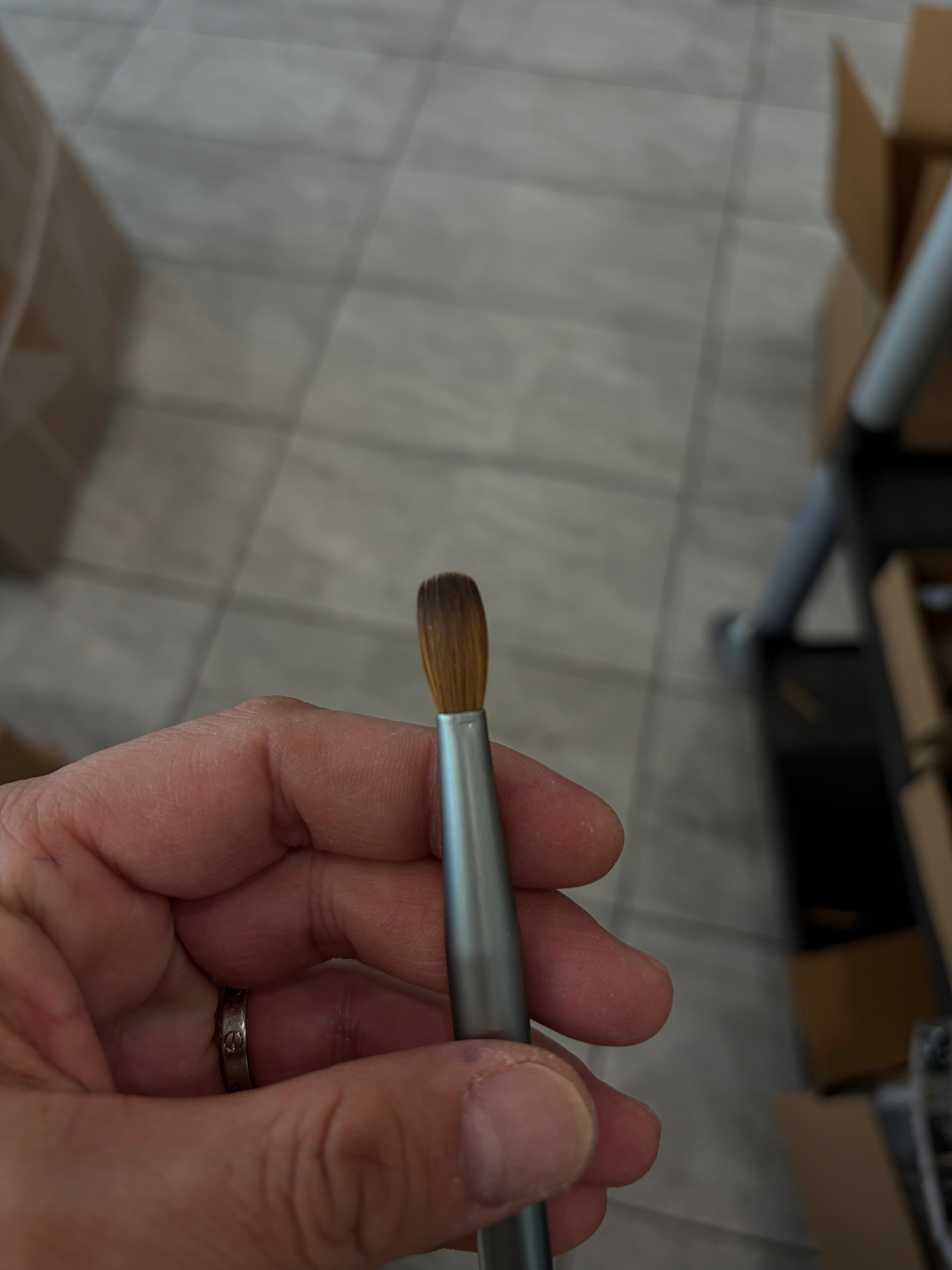 Cọ đắp bột ngón chân size 6