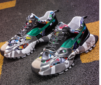 Miniatura: Autumn New Trendy Colorful Dad Sneakers for Men