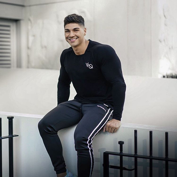 Miniatura: Men's Slim Fit Sports Pants for Autumn and Winter