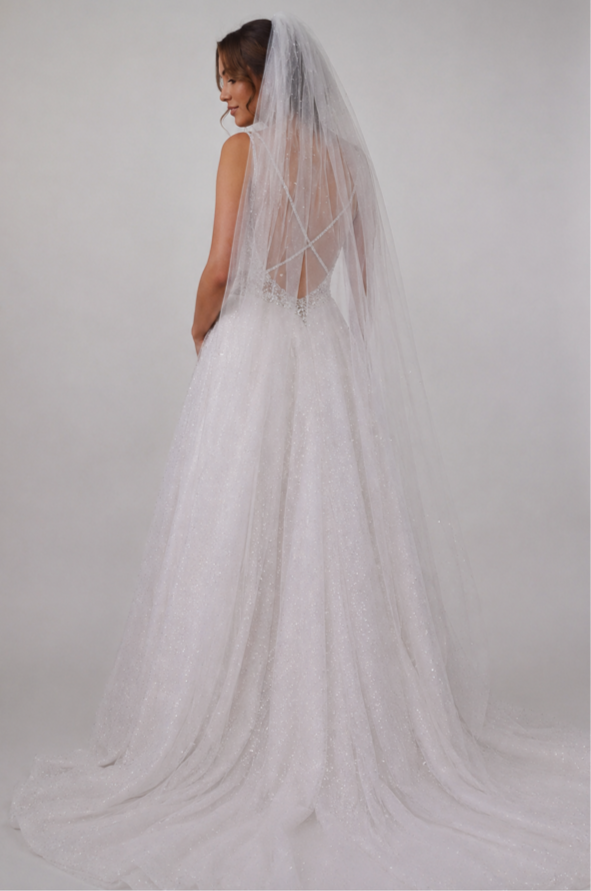 300cm Glitter Veil