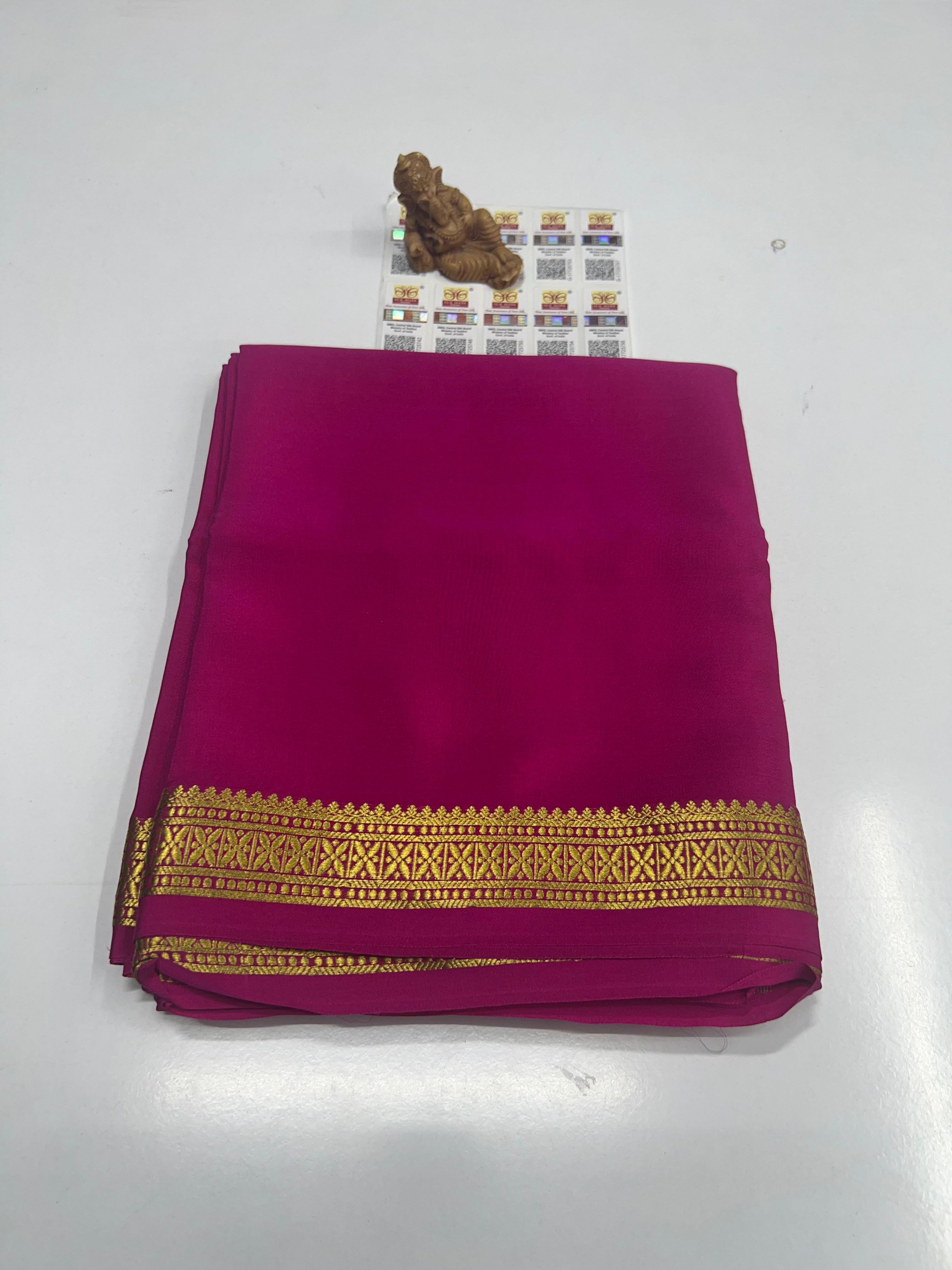 Pure Mysuru Crepe silk sarees SC-089