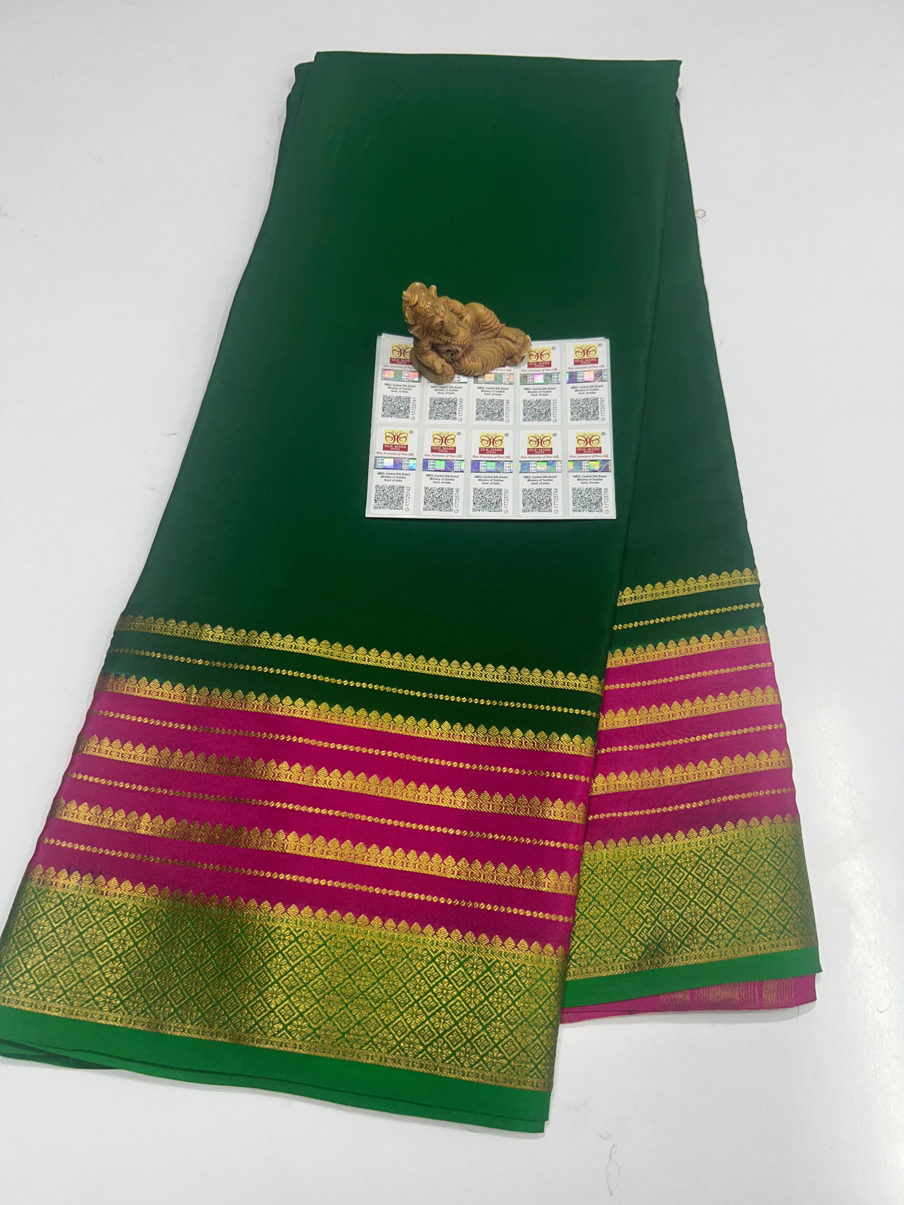 Pure Mysuru Crepe silk sarees SC0207