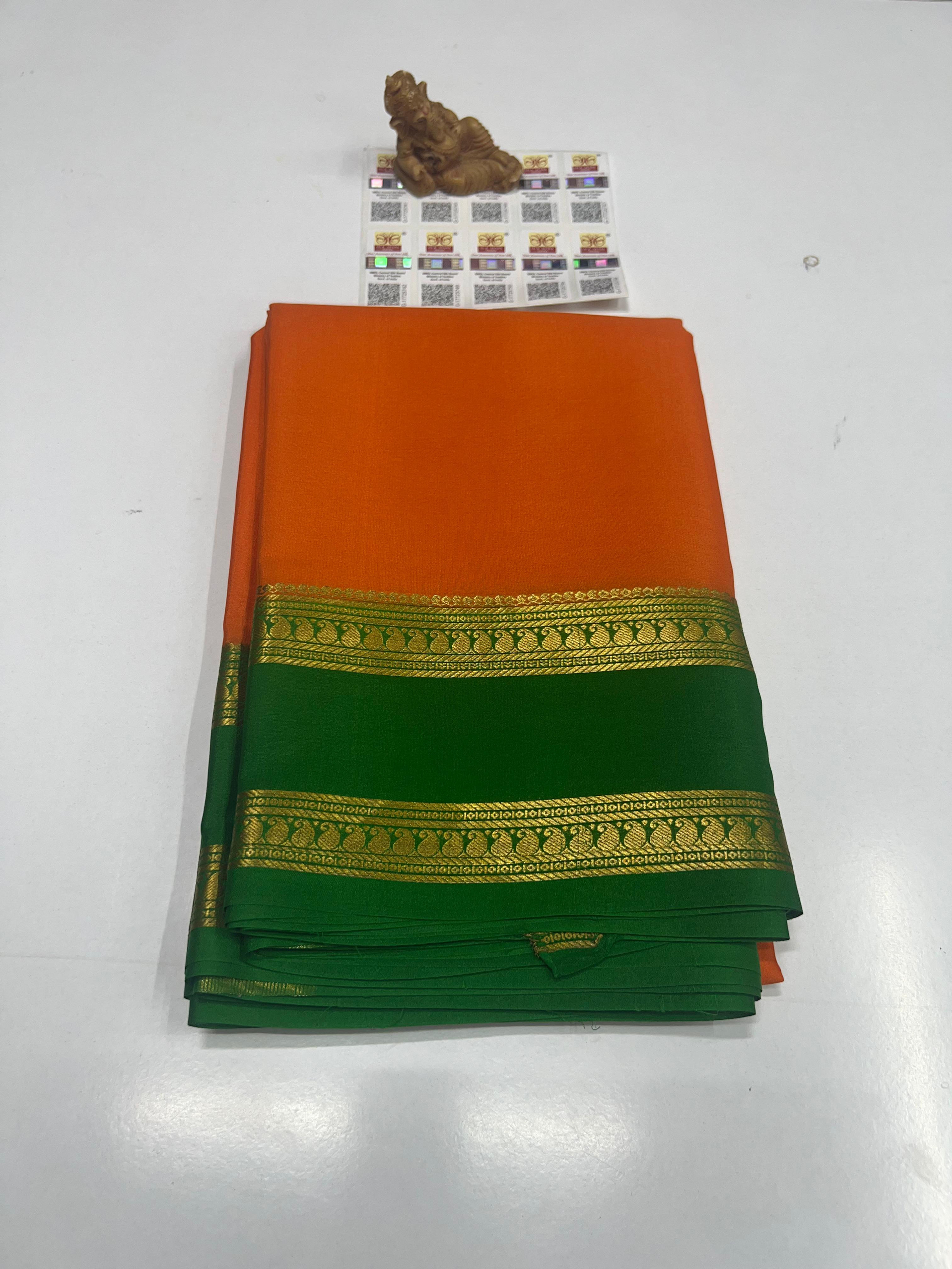 Pure Mysuru Crepe silk sarees  SC0127