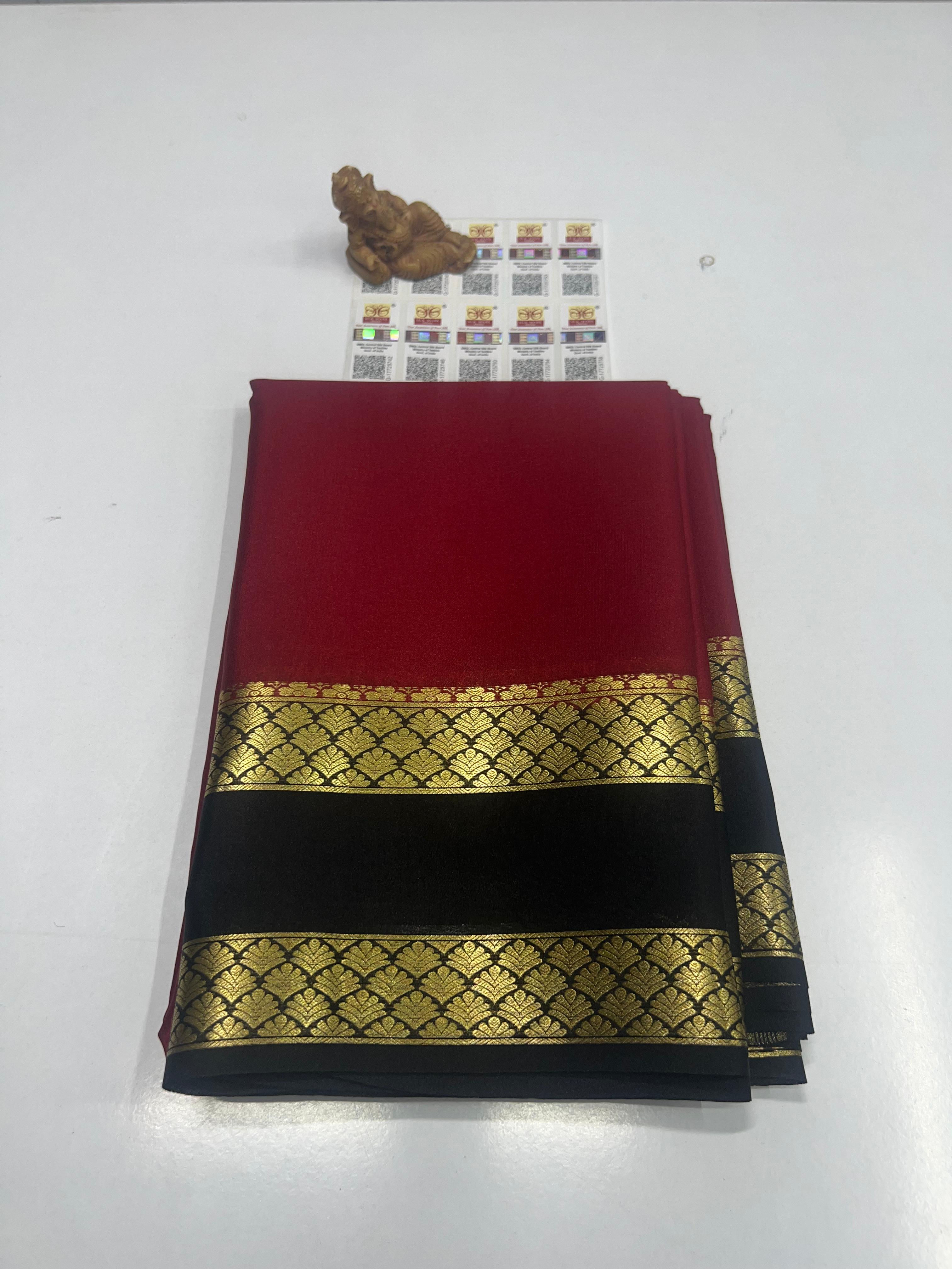 Pure Mysuru Crepe silk sarees SC-025