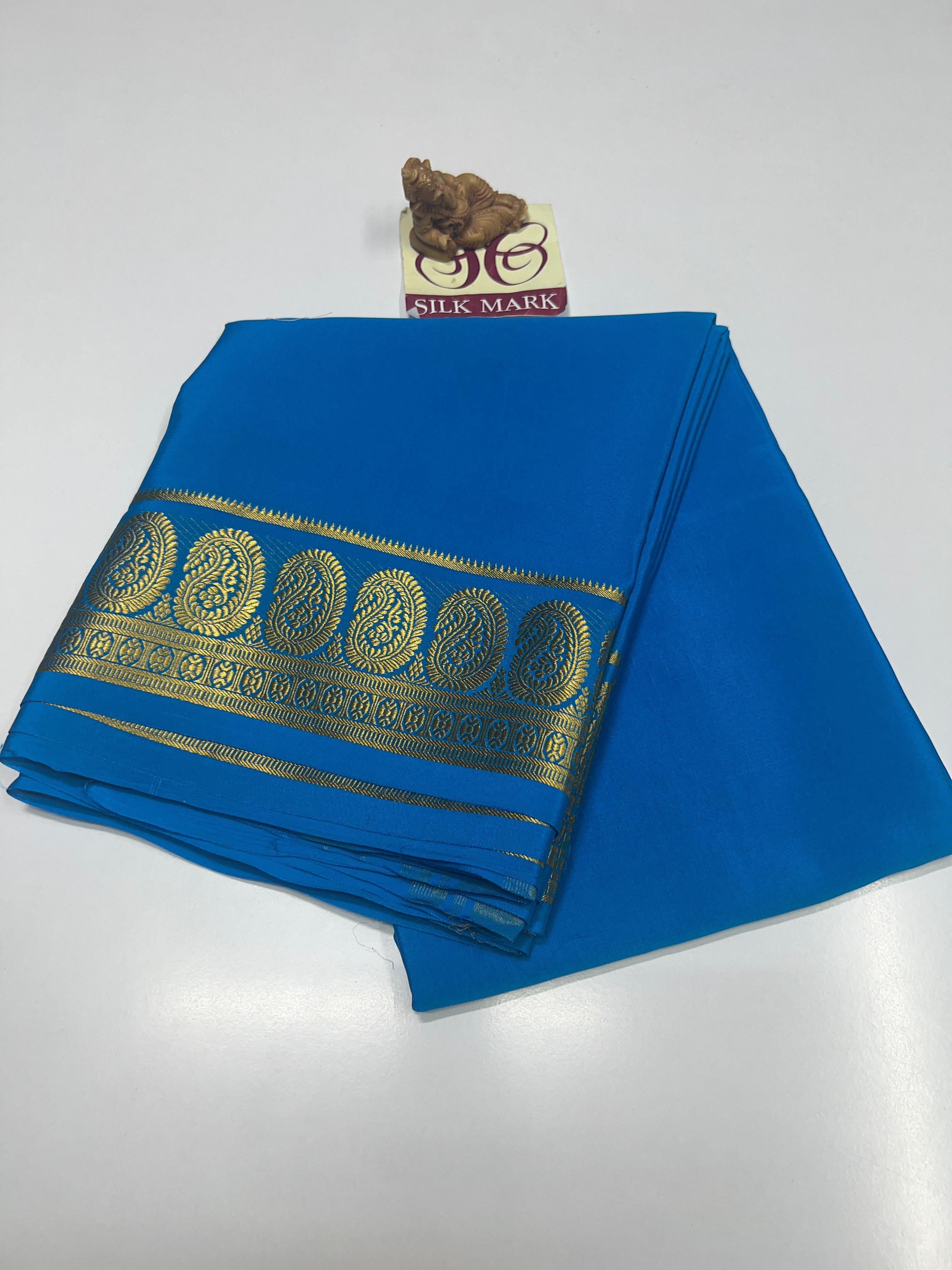 Pure Mysore Crepe Silk Sarees - SC644
