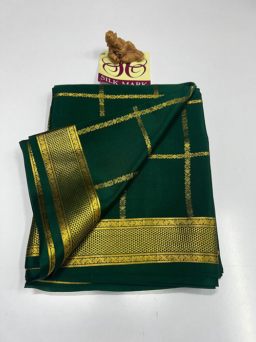 Pure Mysore Crepe Silk Sarees - SC1044
