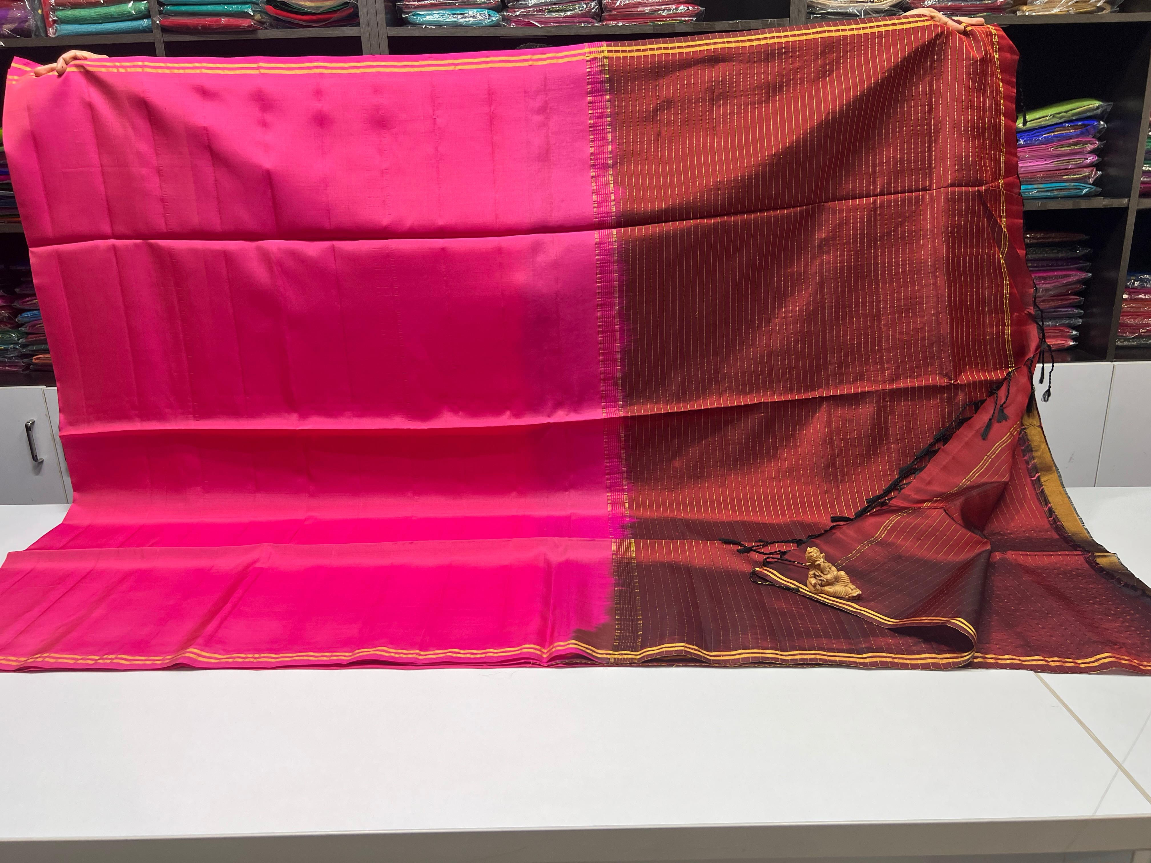 Powerloom Kanchi Soft Silk Sarees- SC907