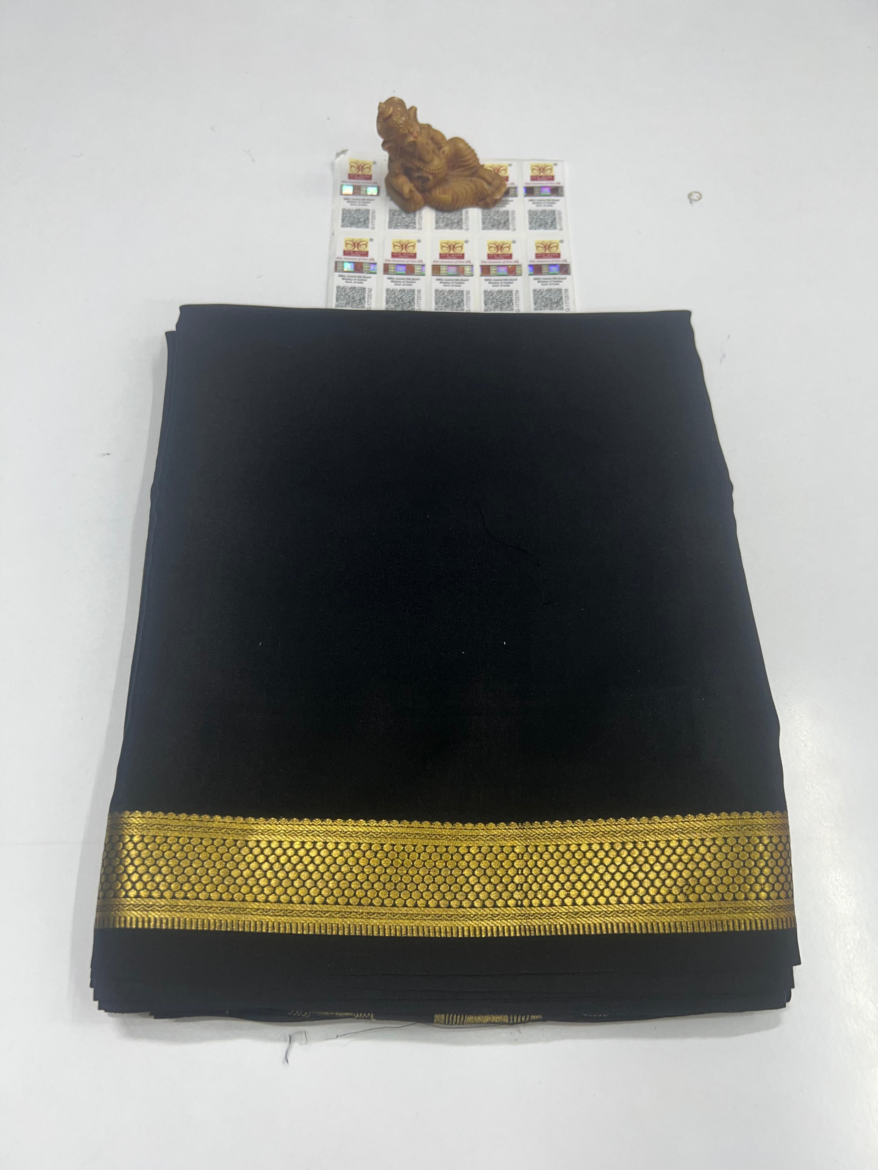 Pure Mysore Crepe silk Sarees -SC0337