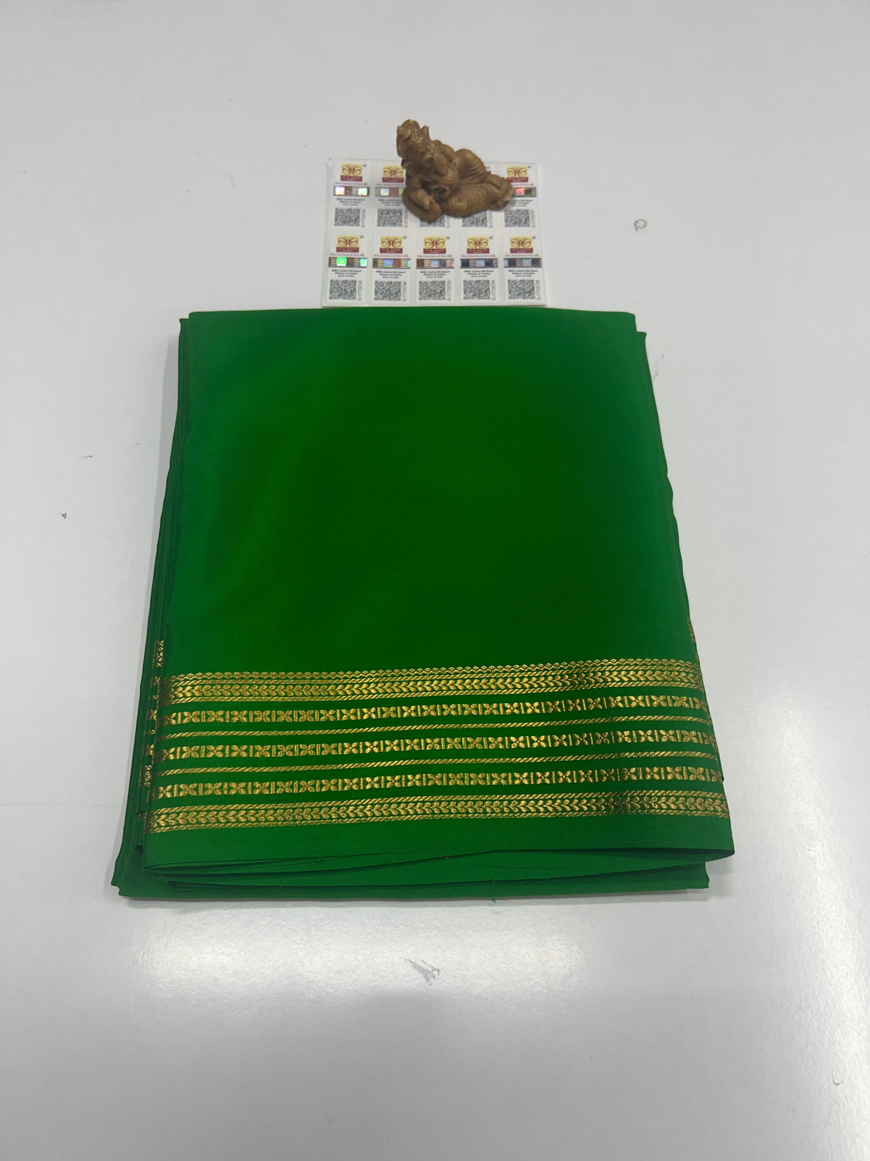Pure Mysuru Crepe silk sarees  SC0147