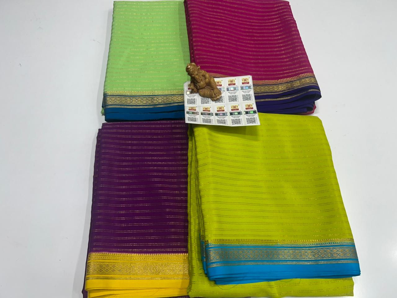 Pure Mysore Crepe silk Sarees -SC0495