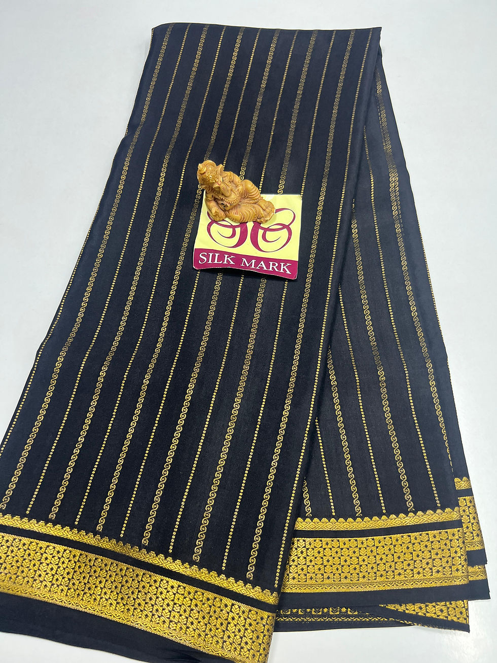 Pure Mysore Crepe Silk Sarees - SC1484