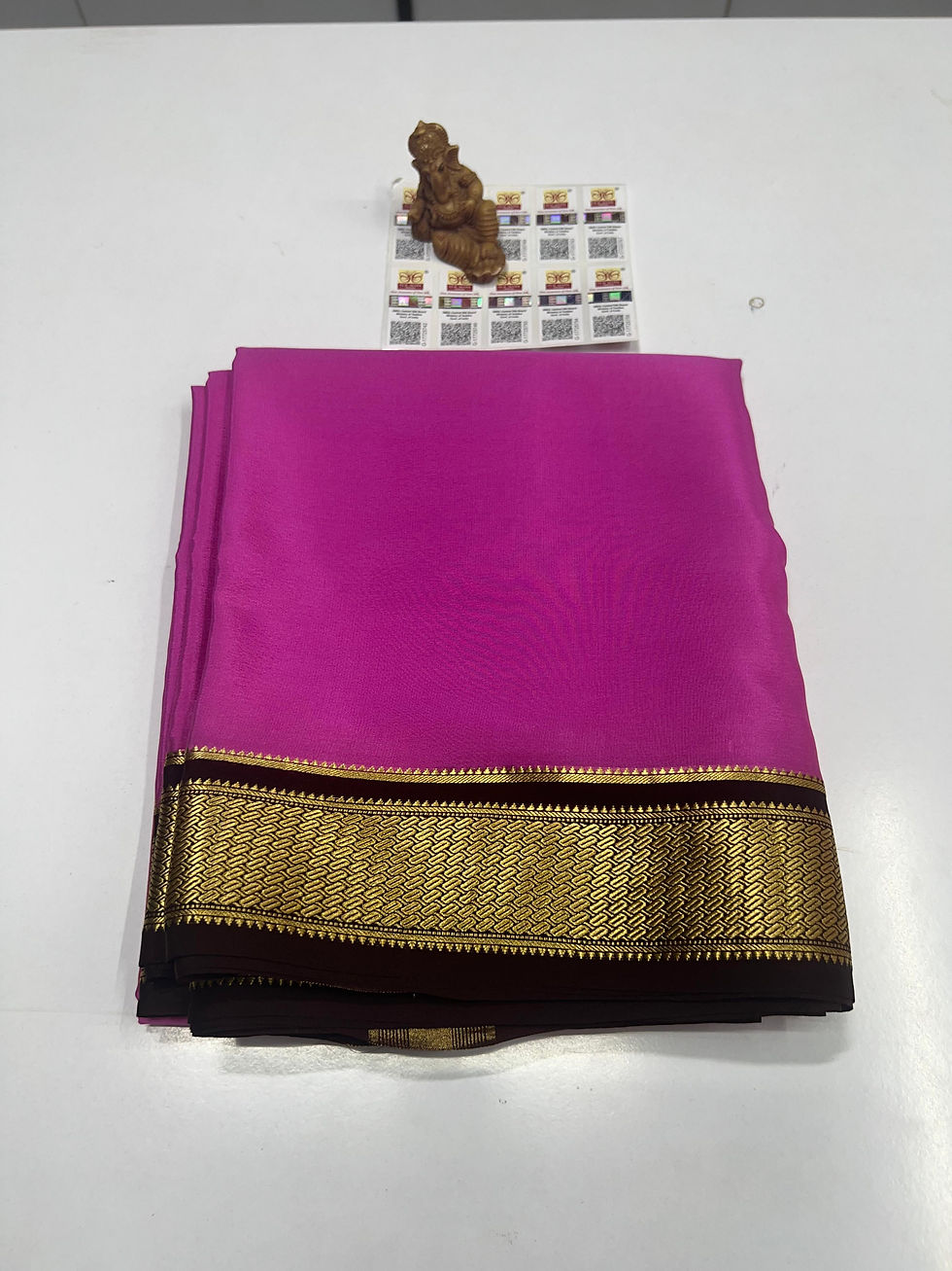 Thumbnail: Pure Mysuru Crepe silk sarees  SC0246