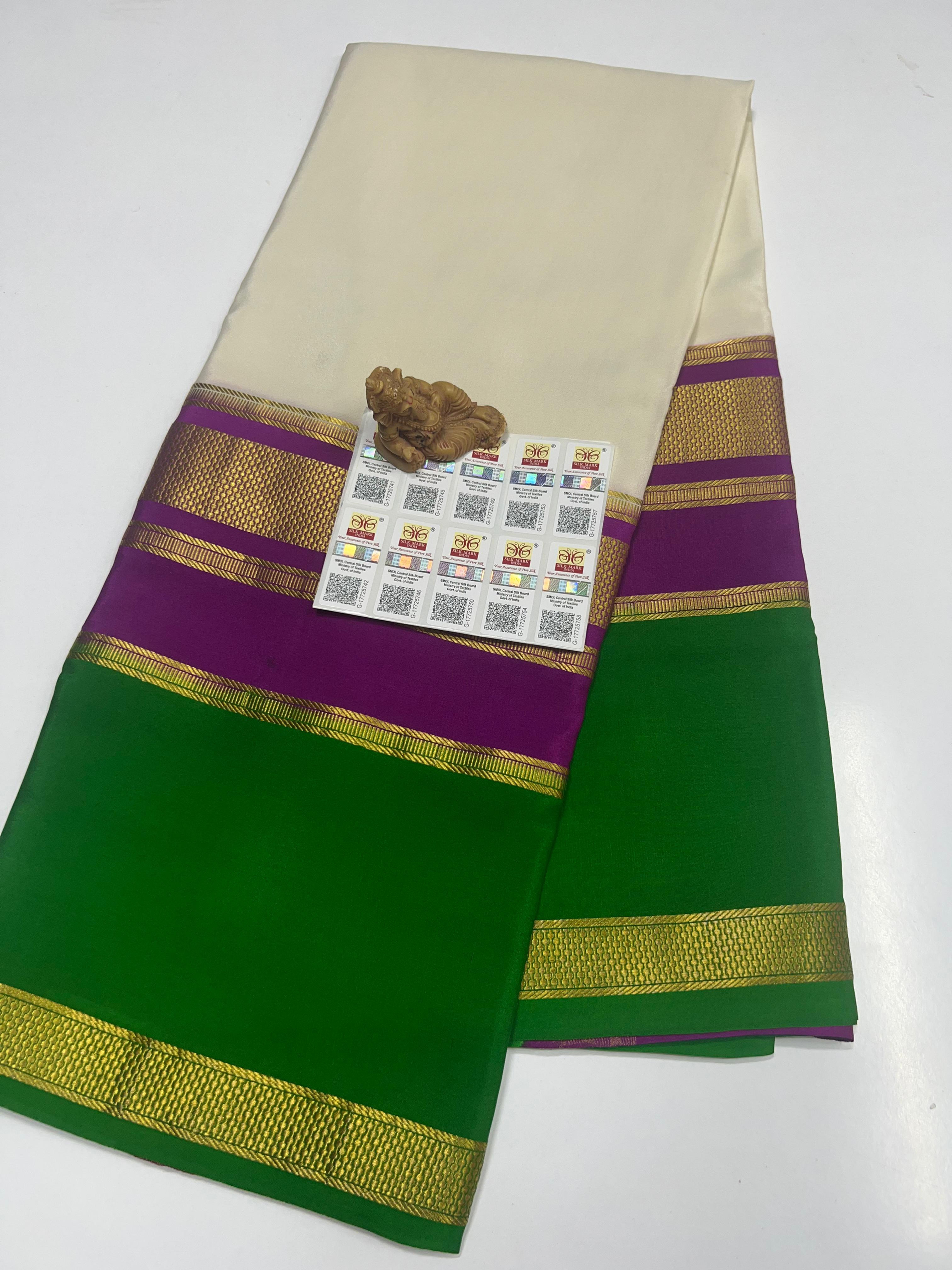 Pure Mysuru Crepe silk sarees SC0254