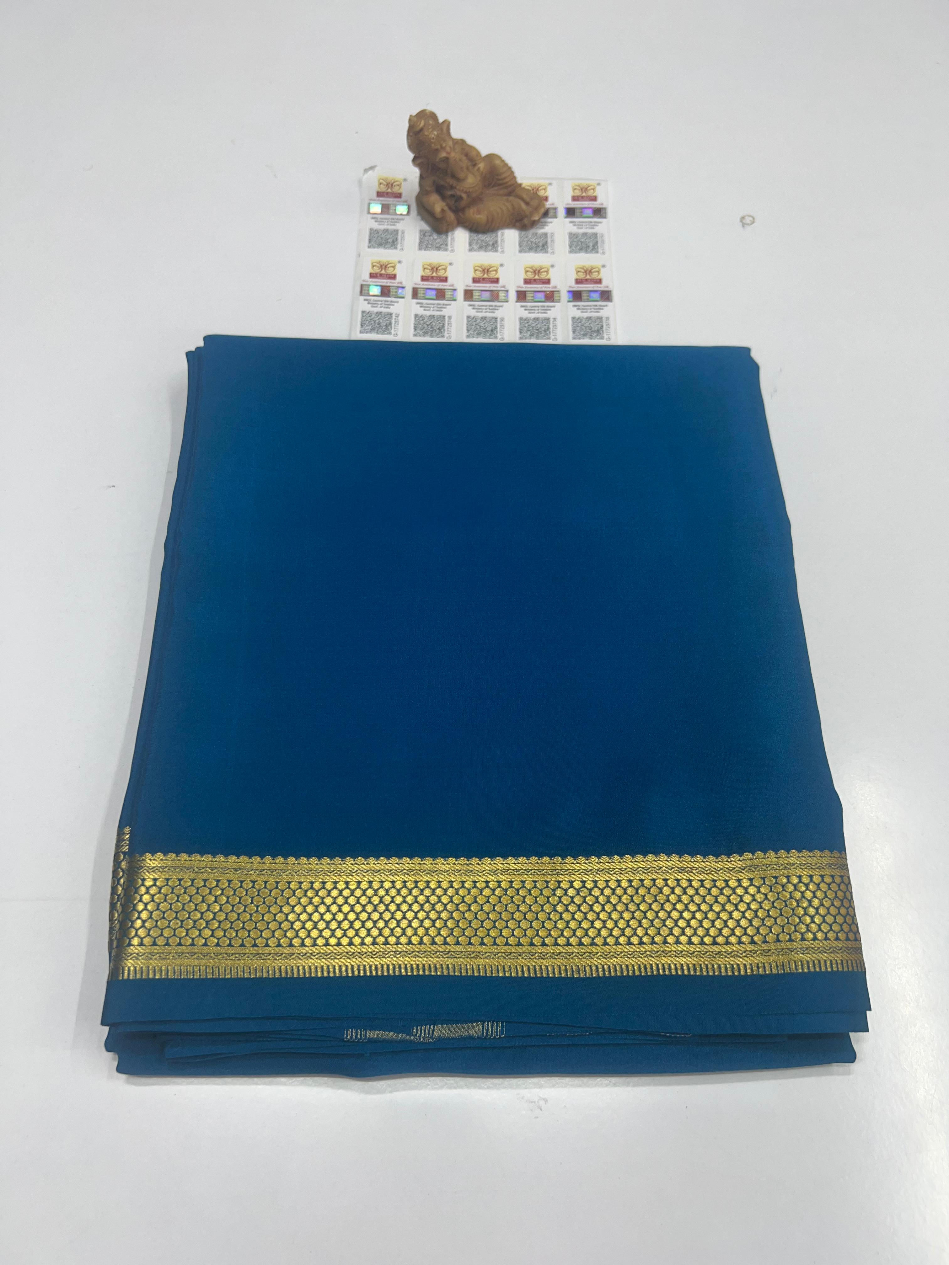 Pure Mysore Crepe silk Sarees -SC0336