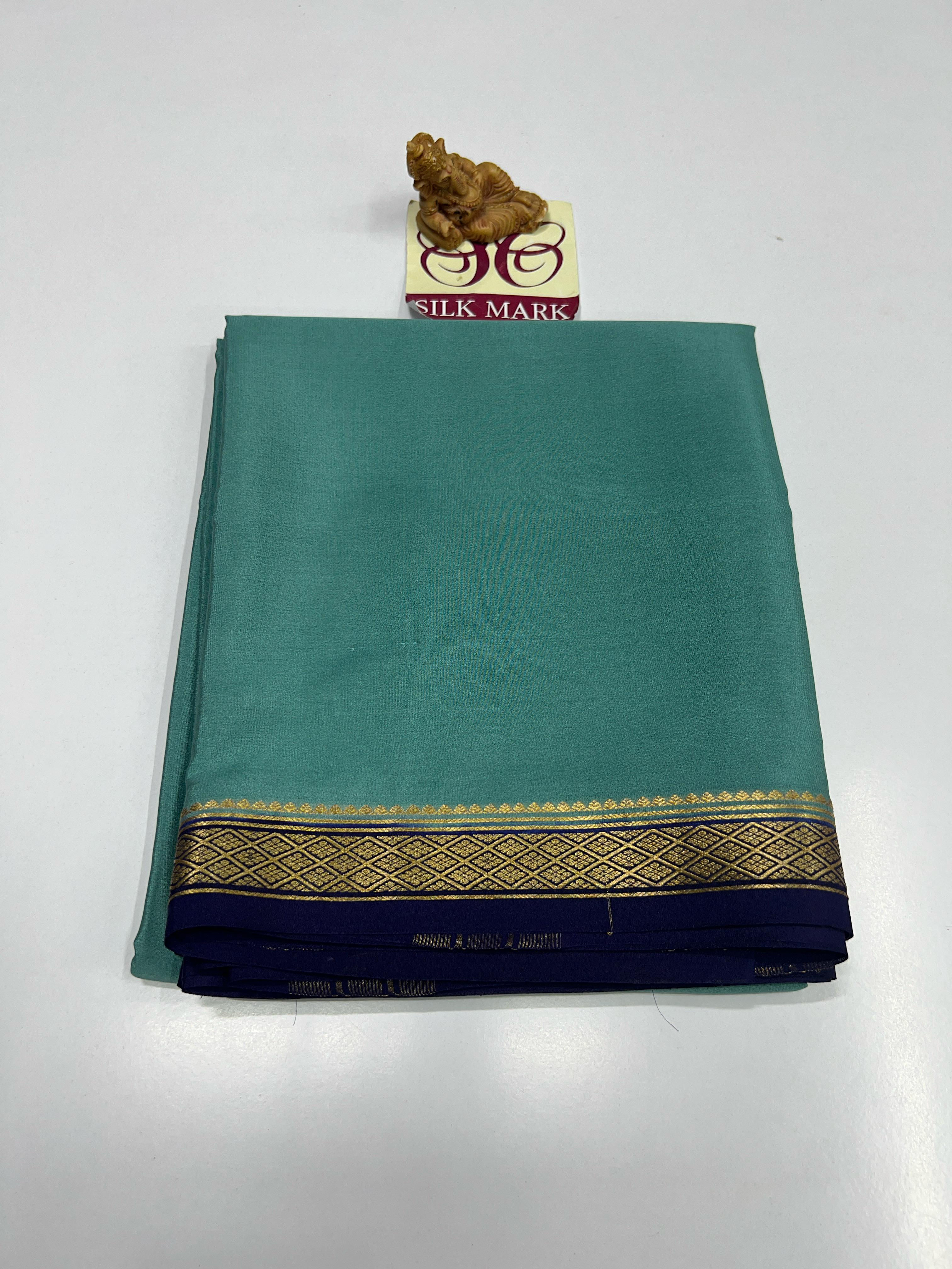 Pure Mysore Crepe Silk Sarees - SC871