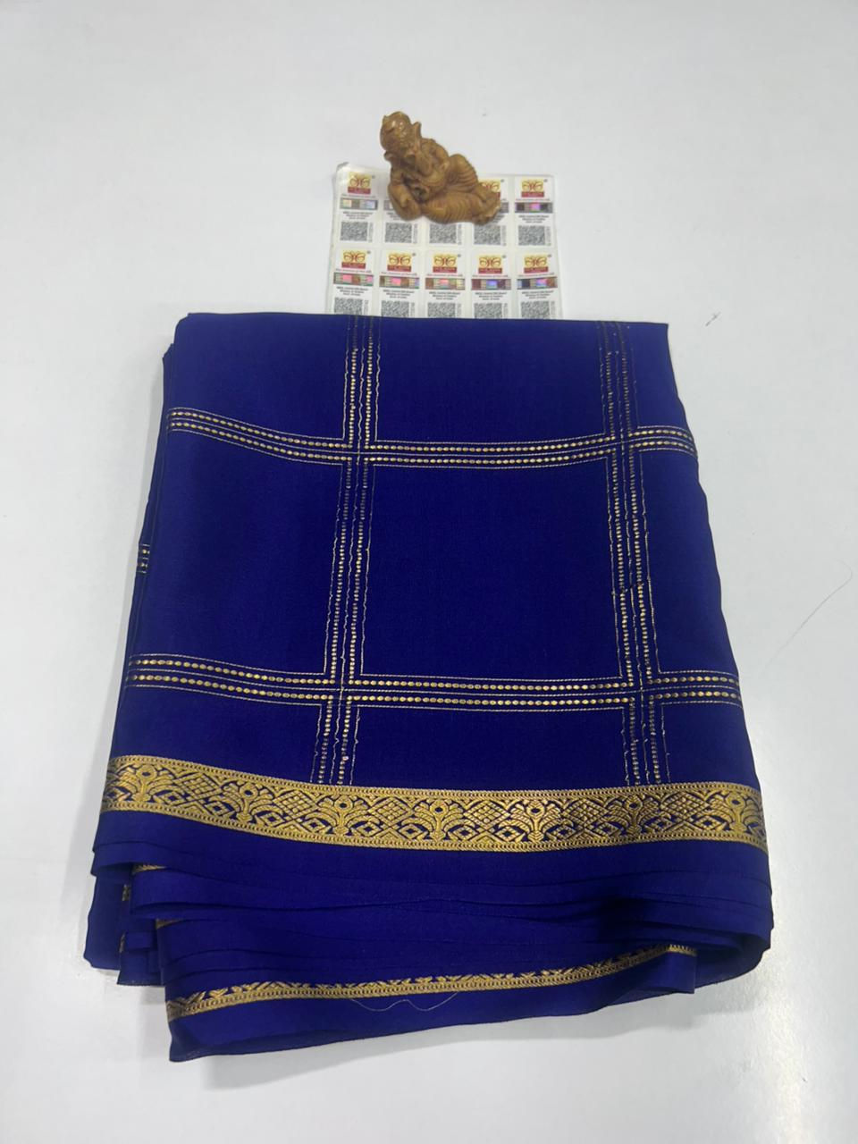 Pure Mysore Crepe silk Sarees -SC0542
