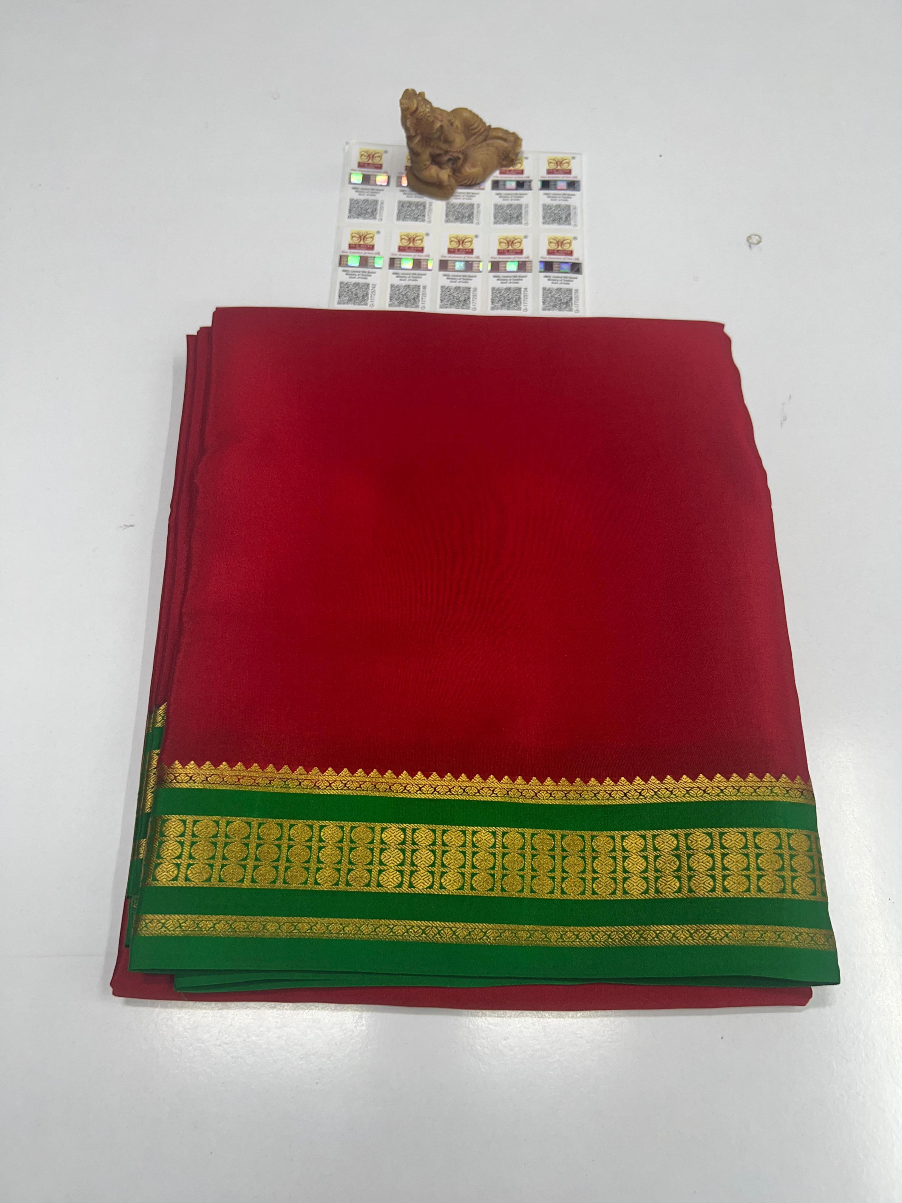 Pure Mysuru Crepe silk sarees  SC0181