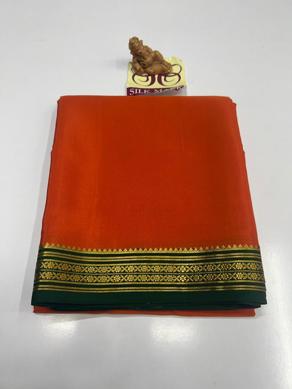 Pure Mysore Crepe Silk Sarees -SC1914