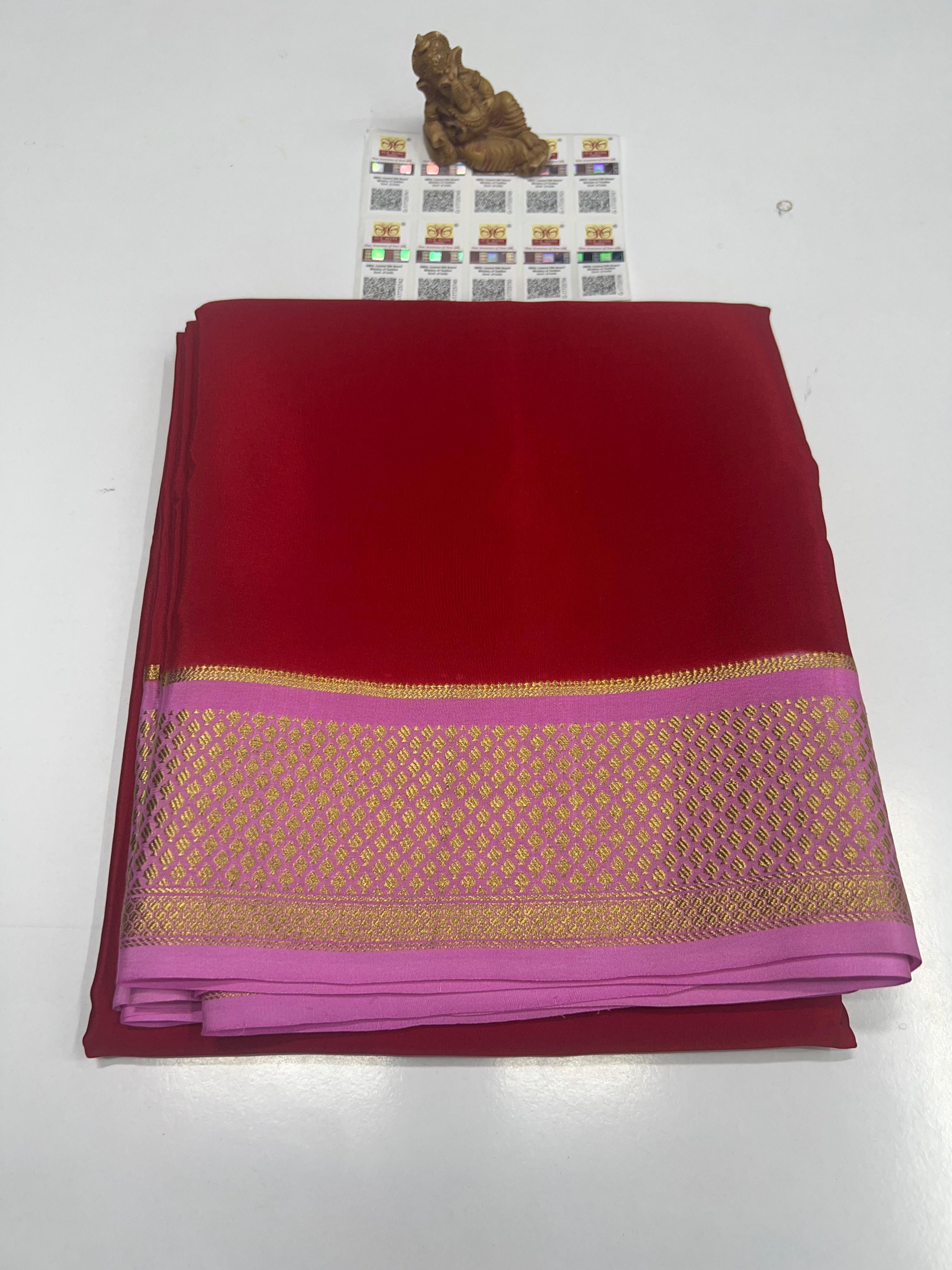 Pure Mysuru Crepe silk sarees SC-0110