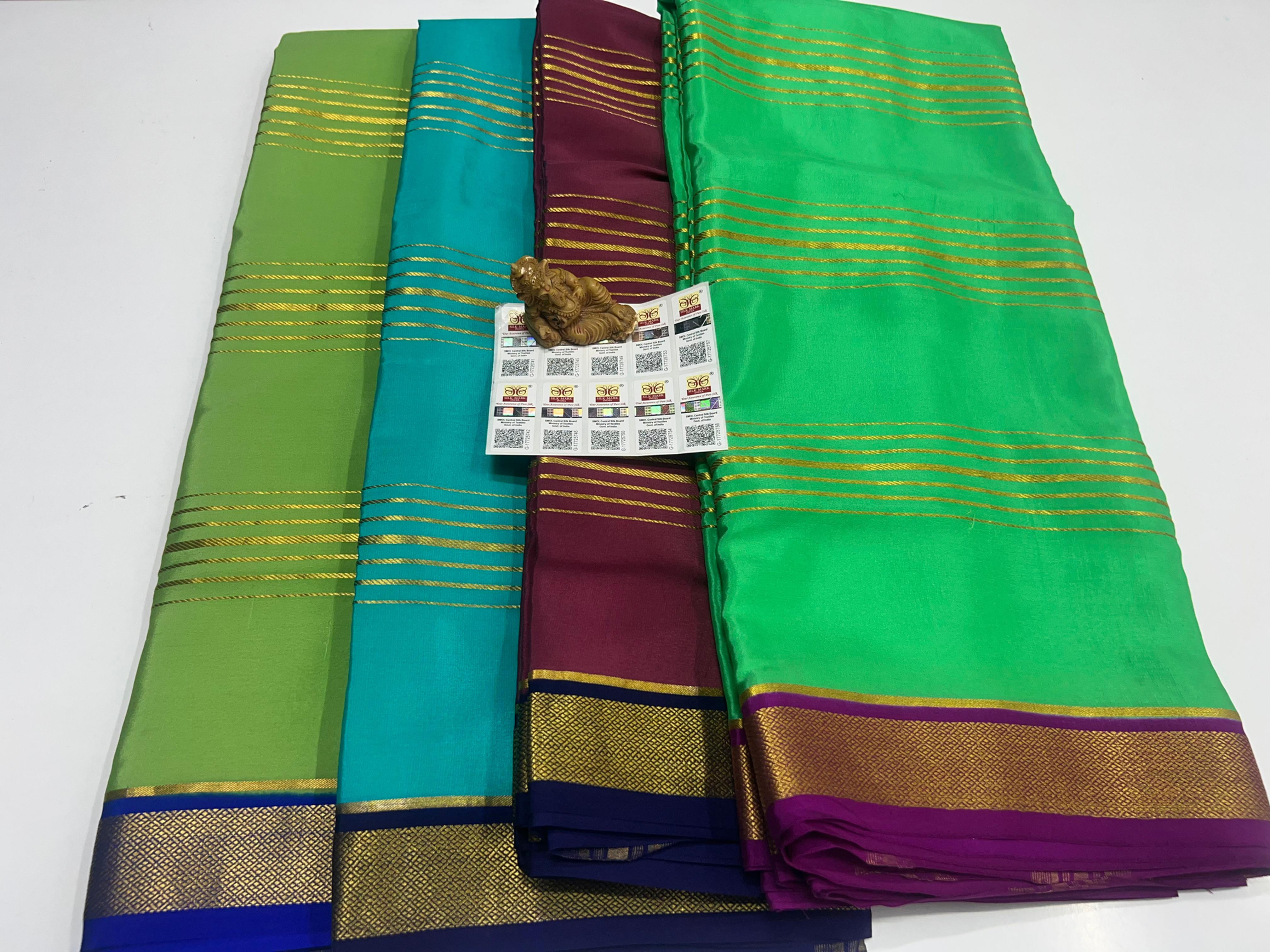 Pure Mysore Crepe silk Sarees -SC0362