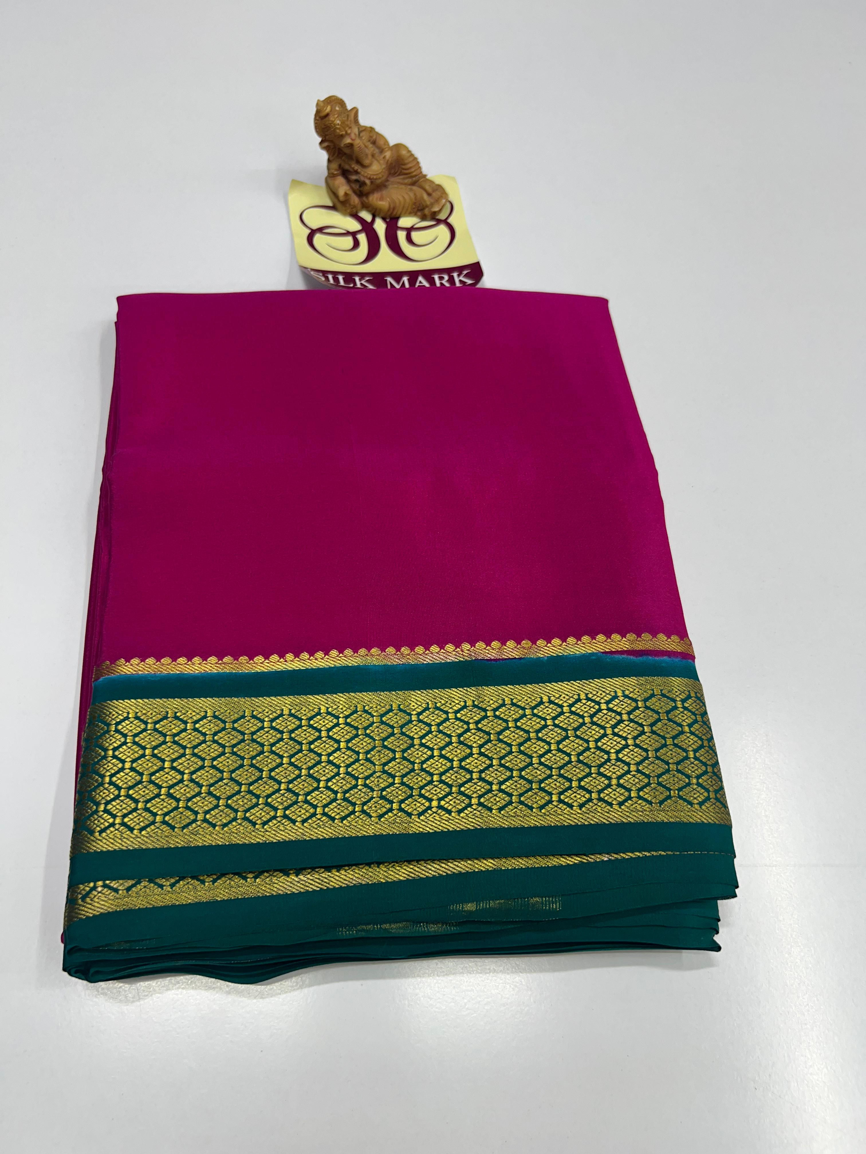 Pure Mysore Crepe Silk Sarees - SC935