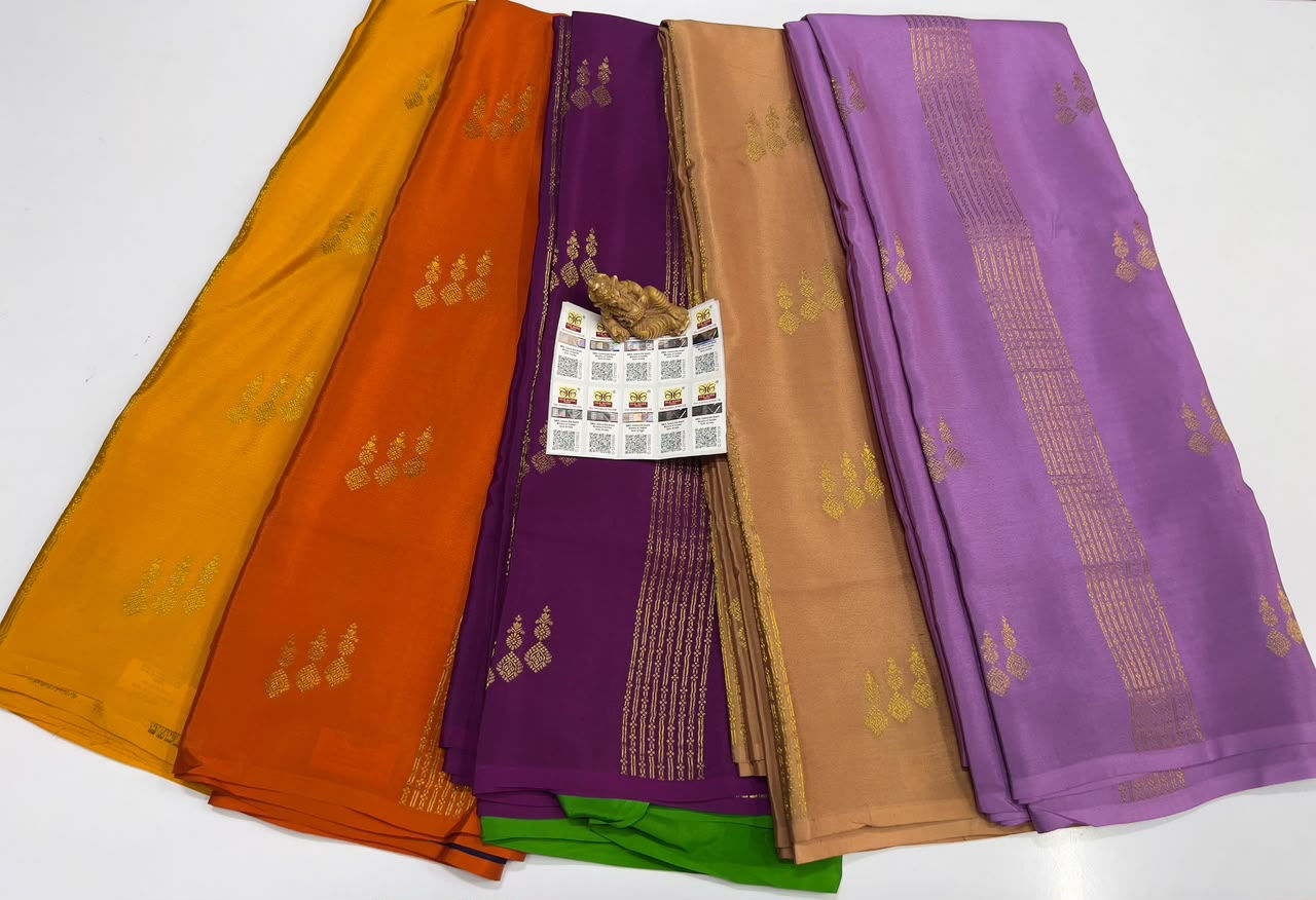 Pure Mysore Crepe silk Sarees -SC0773