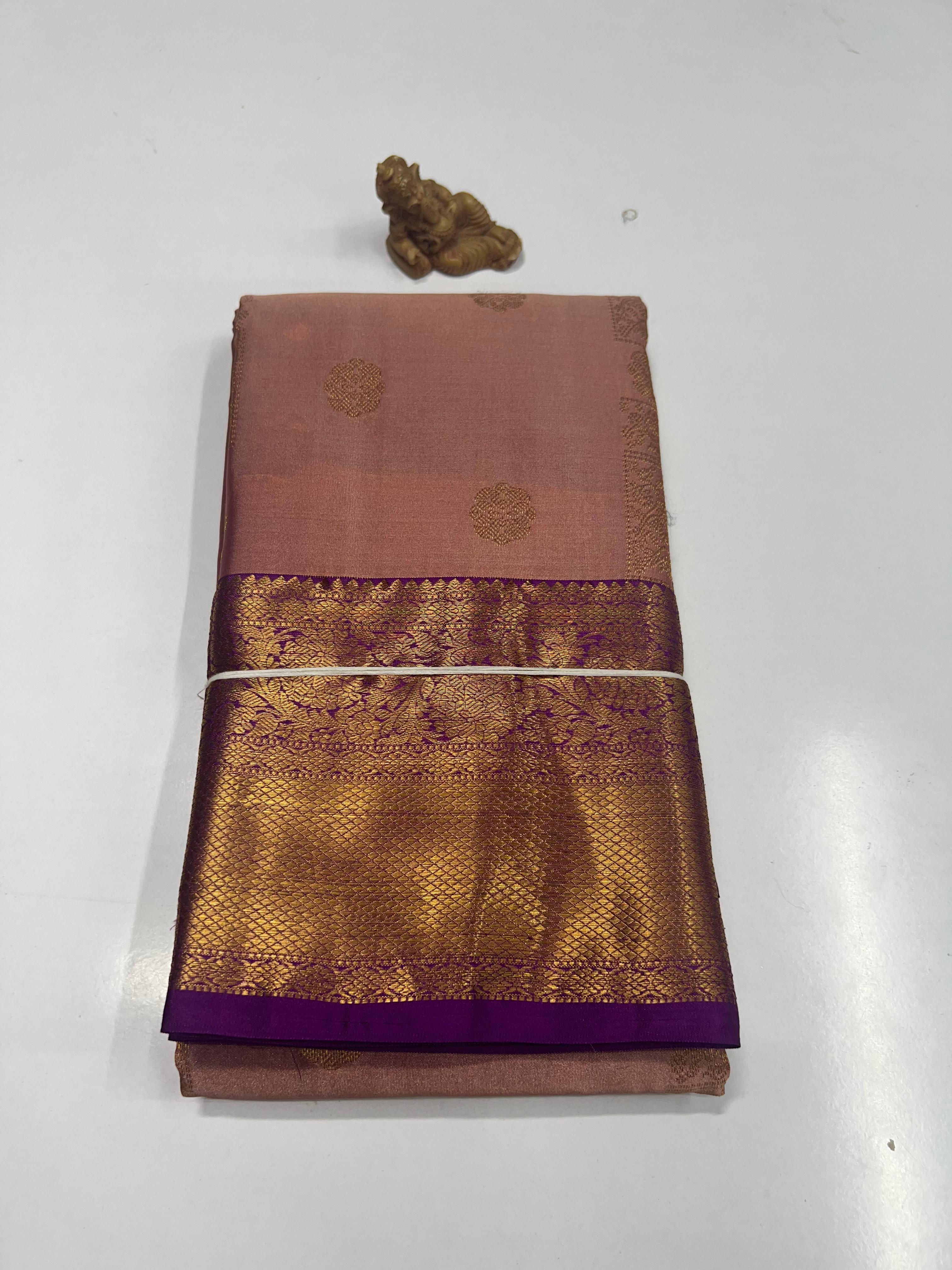 Semi Powerloom Kanchivarum Sarees -SC0452