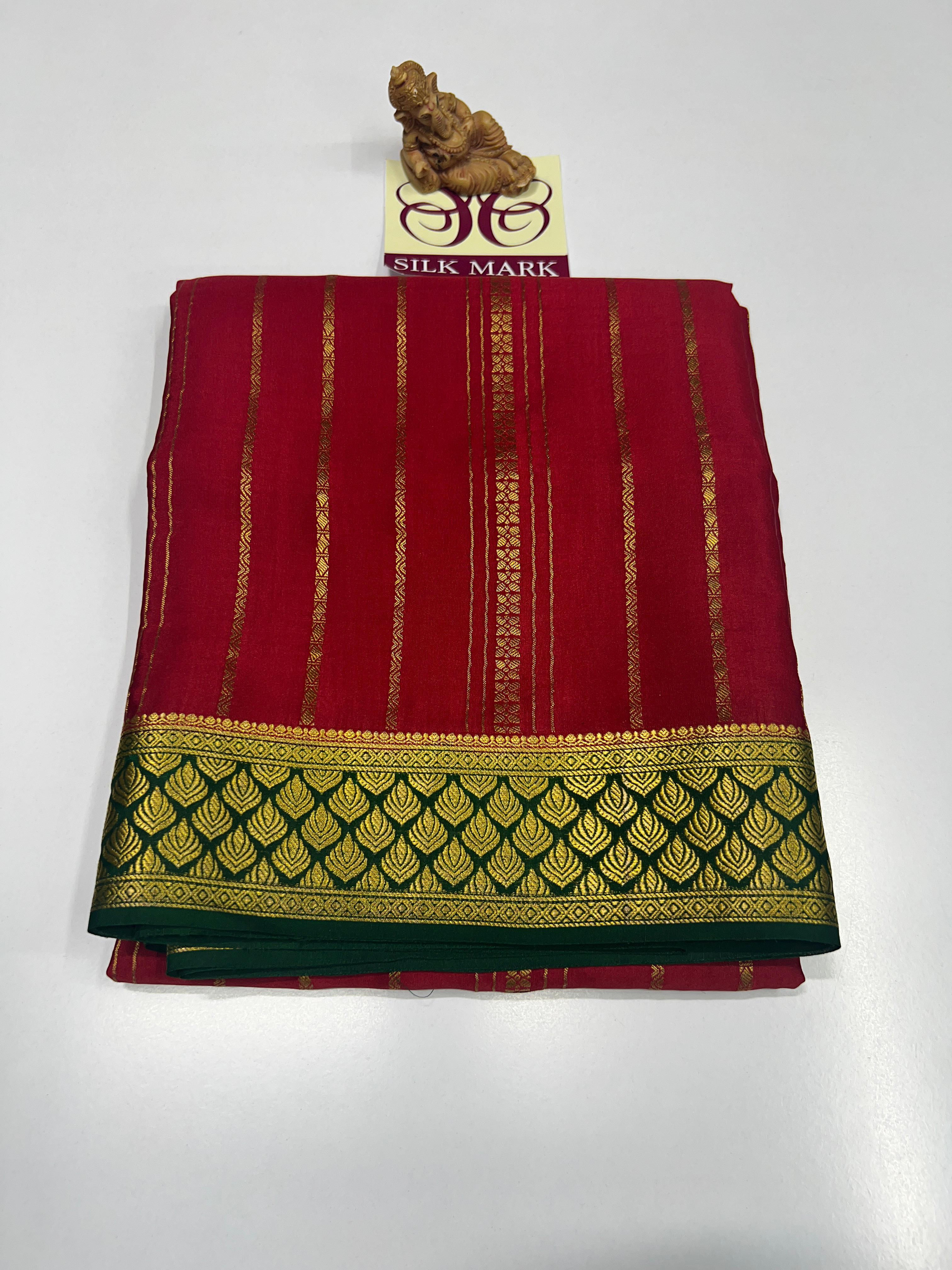 Pure Mysore Crepe Silk Sarees - SC401