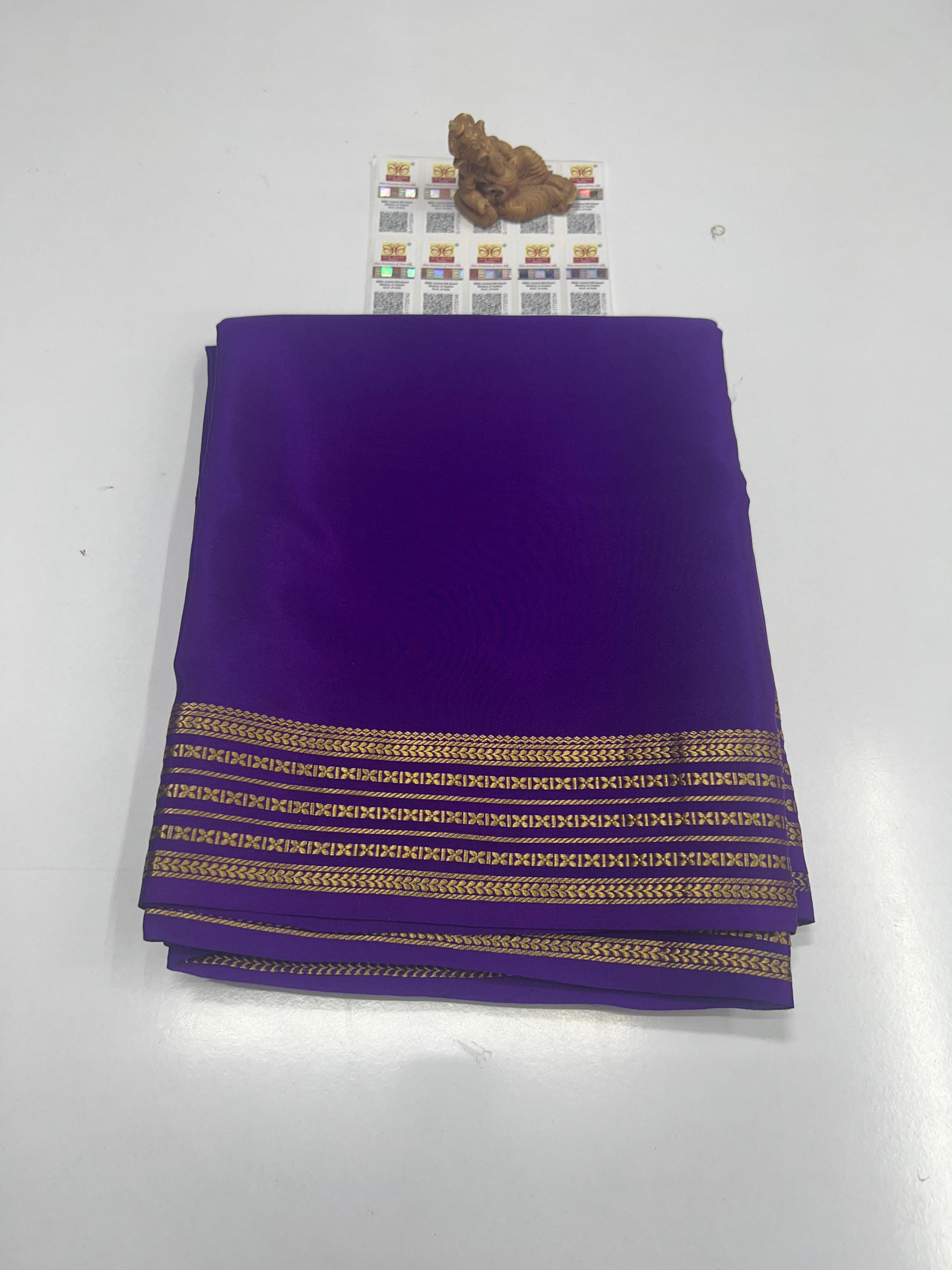 Pure Mysuru Crepe silk sarees  SC0145