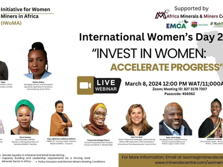 MMC calls for safety of Women Miners at the grassroots/Mining Communities in Africa